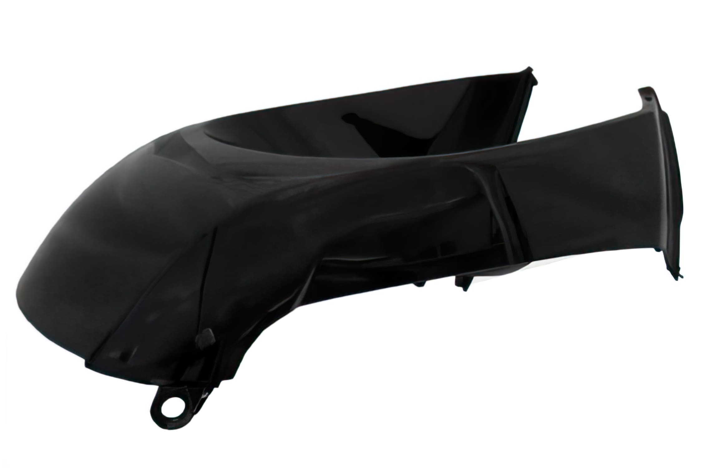 OE-PEU779171NK Front fairing - lower part - black - original Peugeot Kisbee spare part