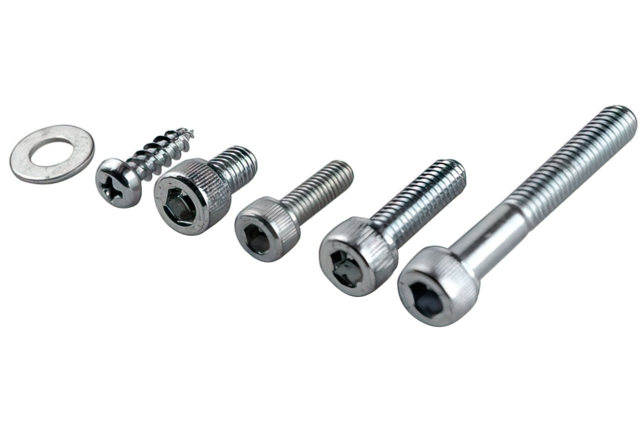 CGN455400 Deco Screw Set, Chrome, Booster Next