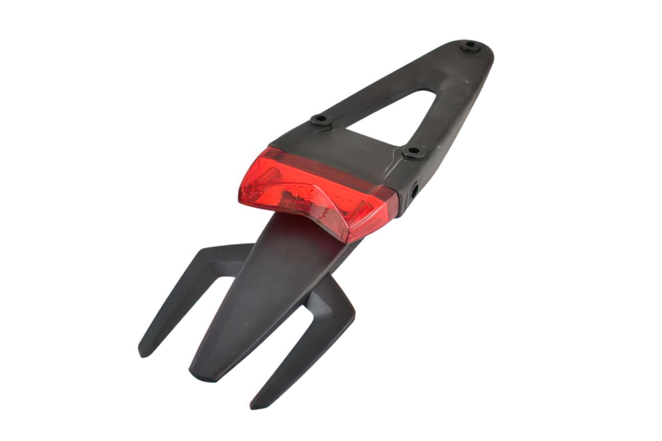 CGN485972 Mudguard with red LED Diablo light, without CE approved license plate holder