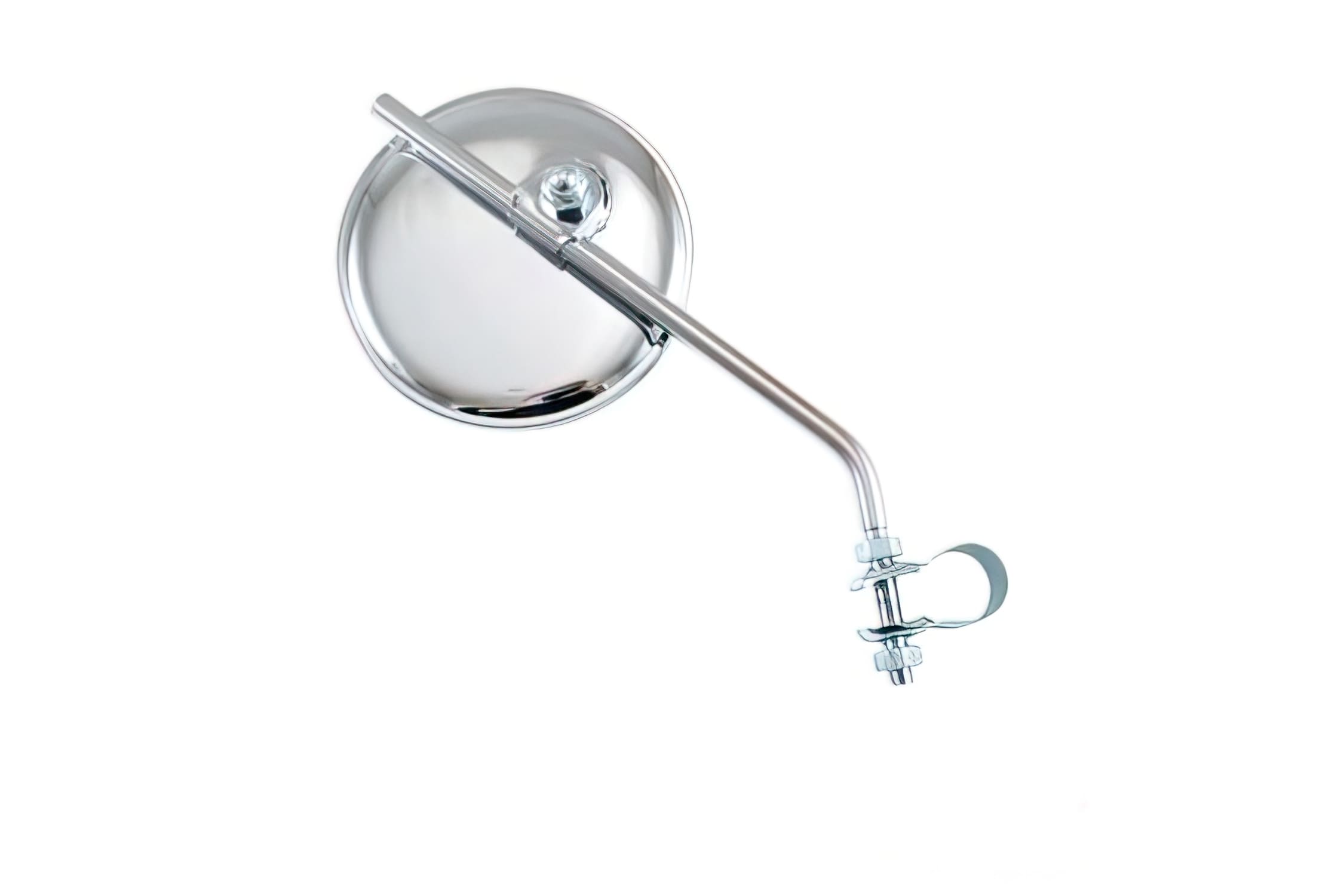 CGN493074 Handlebar Mirror with Clamp, Round, Chrome, d.8mm