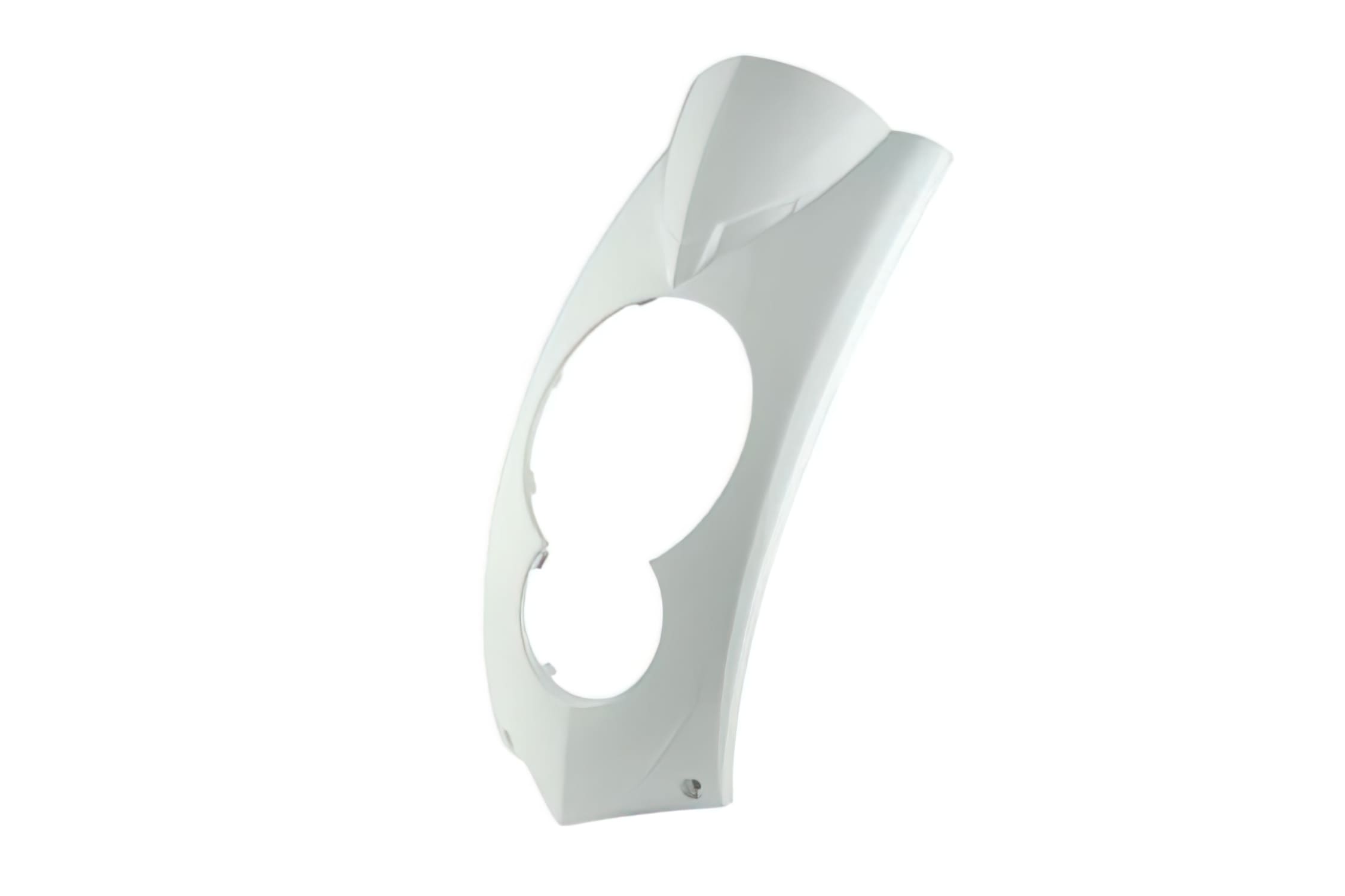 CGN467322 Peugeot Ludix front shield, white (Rectangular instrumentation)