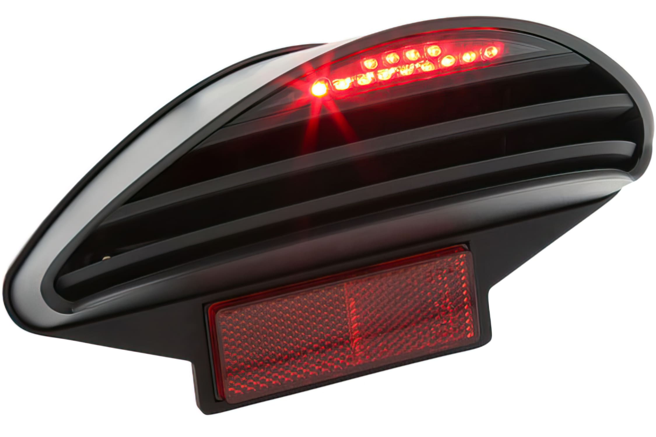 L-BCD2000 BCD RX Taillight, Black, MBK Nitro / Yamaha Aerox / Italjet Dragster CE Approved