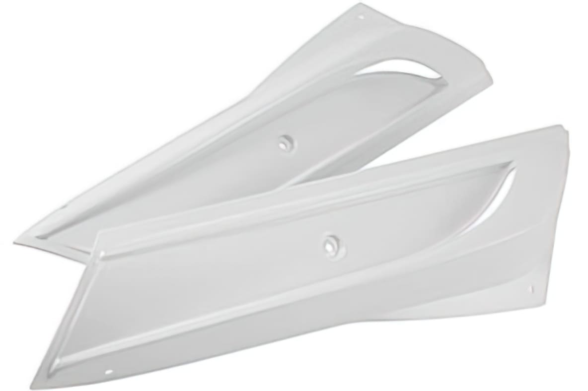 L-BCD684 'BCD Side Spoiler, MBK Booster / Yamaha Bw`s (from 2004) white