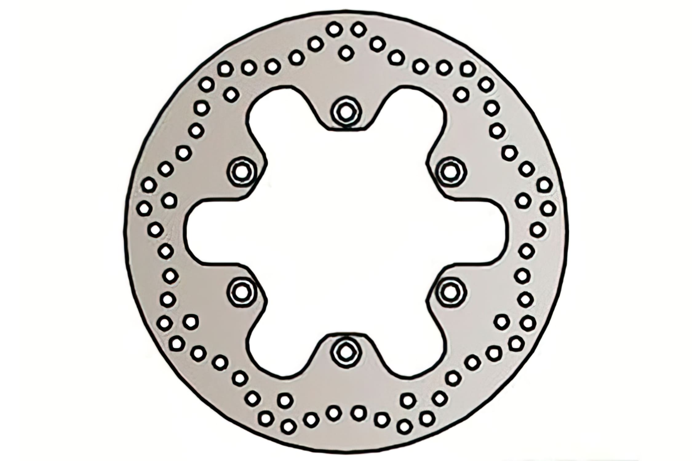 NG-350196 Disco Freno anteriore 260mm NG Brake Disc Suzuki Burgman AN 250-400cc '98-03