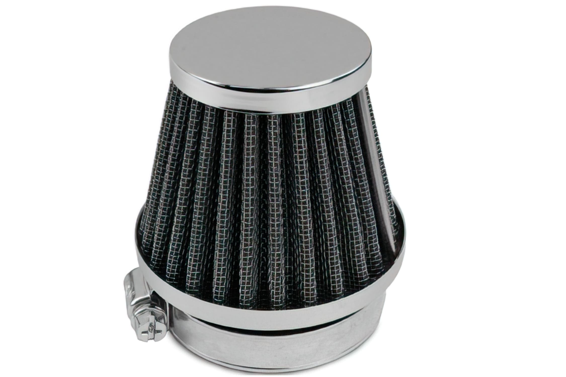 A115064A Air Filter Type KN straight D,50mm chrome