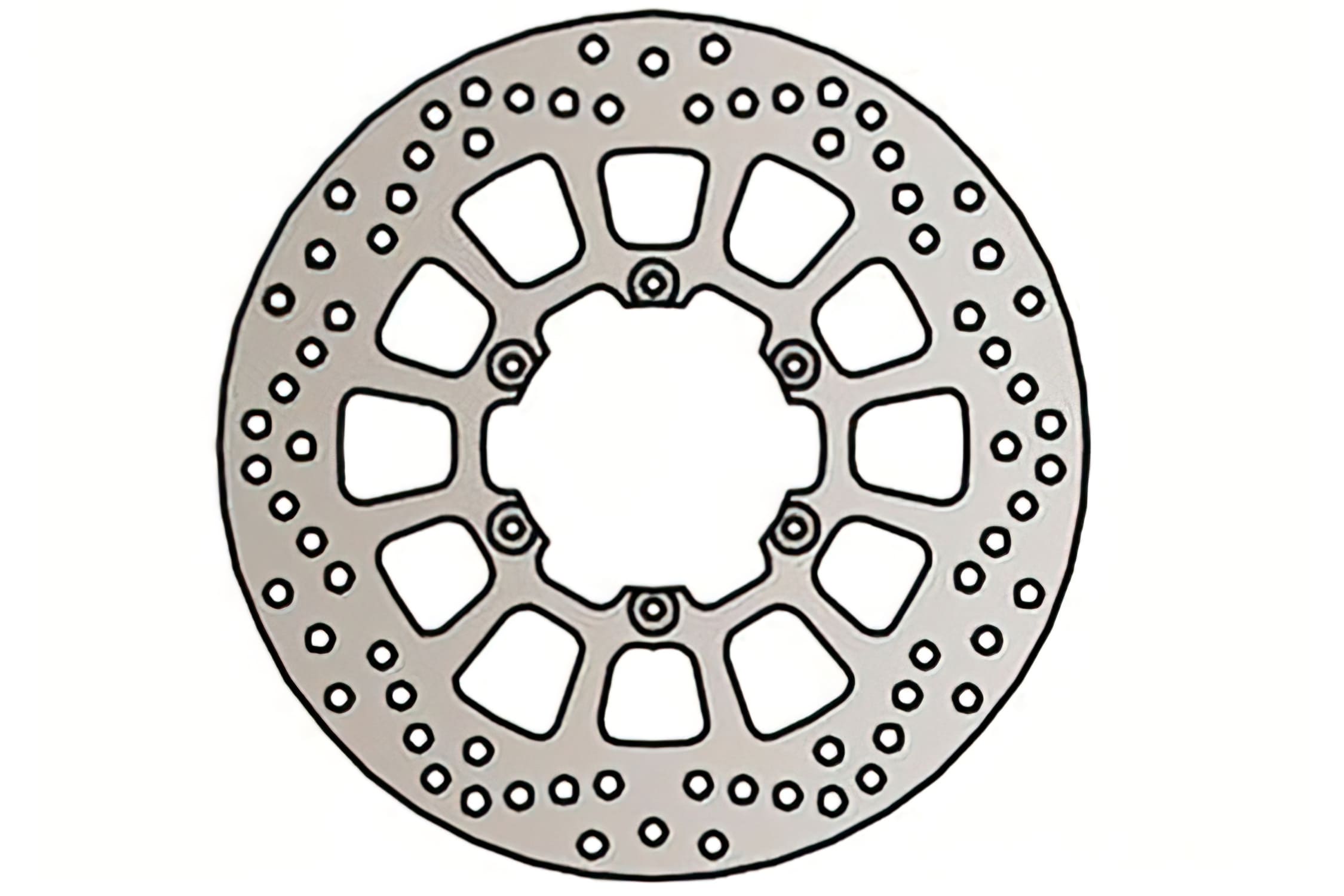 NG-350686 Disco Freno anteriore 270mm NG Brake Disc Malaguti Spidermax GT / RS 500cc