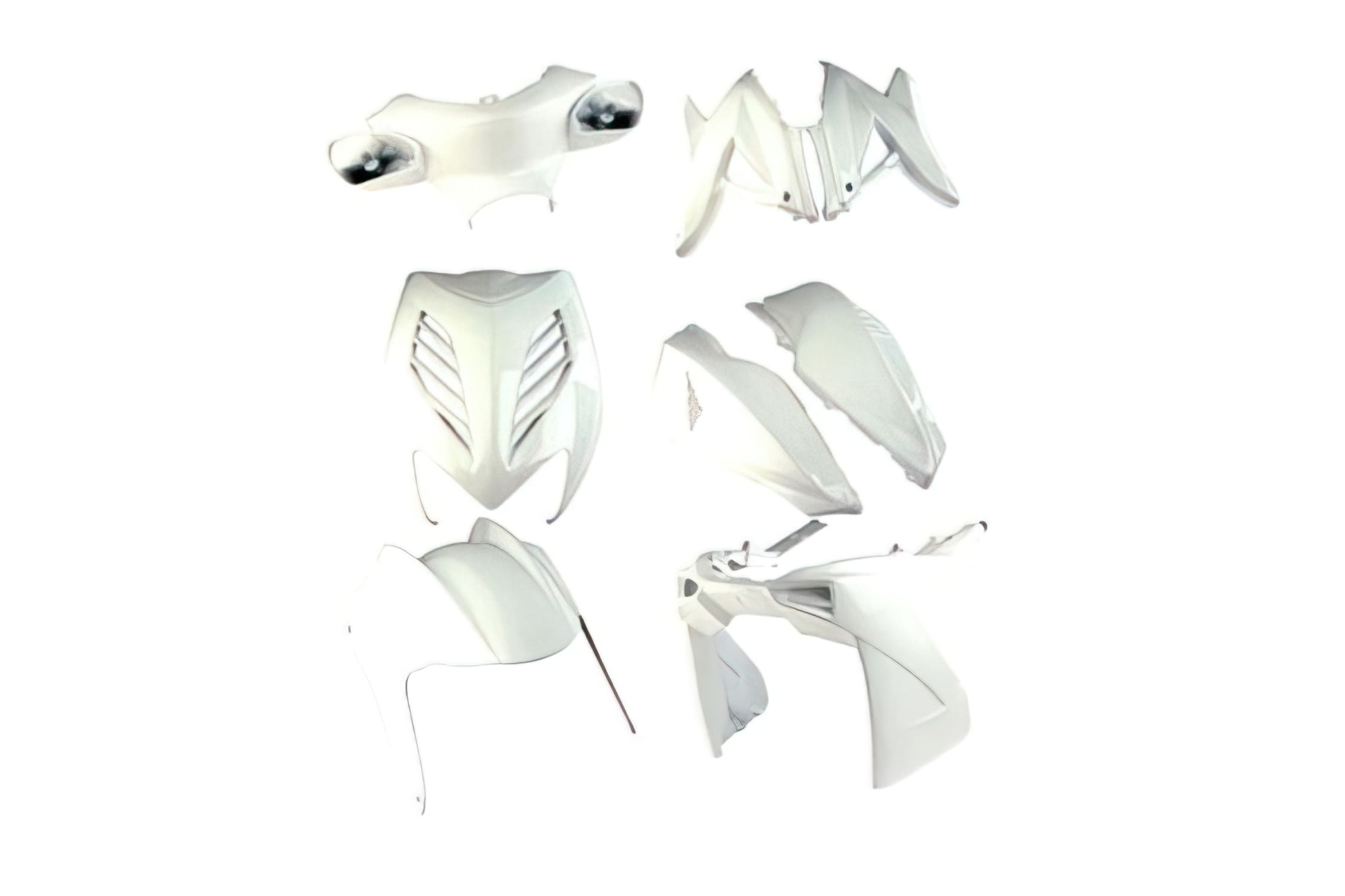 CGN467950 8-piece fairing kit white Yamaha Aerox up to 2013