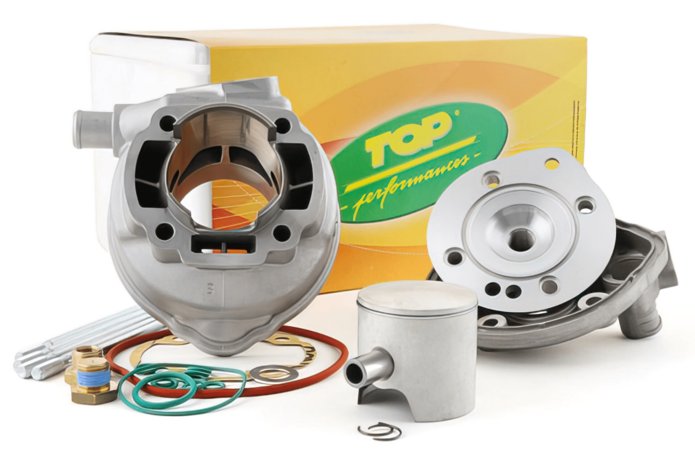 9929310 gruppo termico top tpr 86cc d.50 corsa 44 minarelli orizzontale h2o sp.12 alluminio per maxi kit 9926560