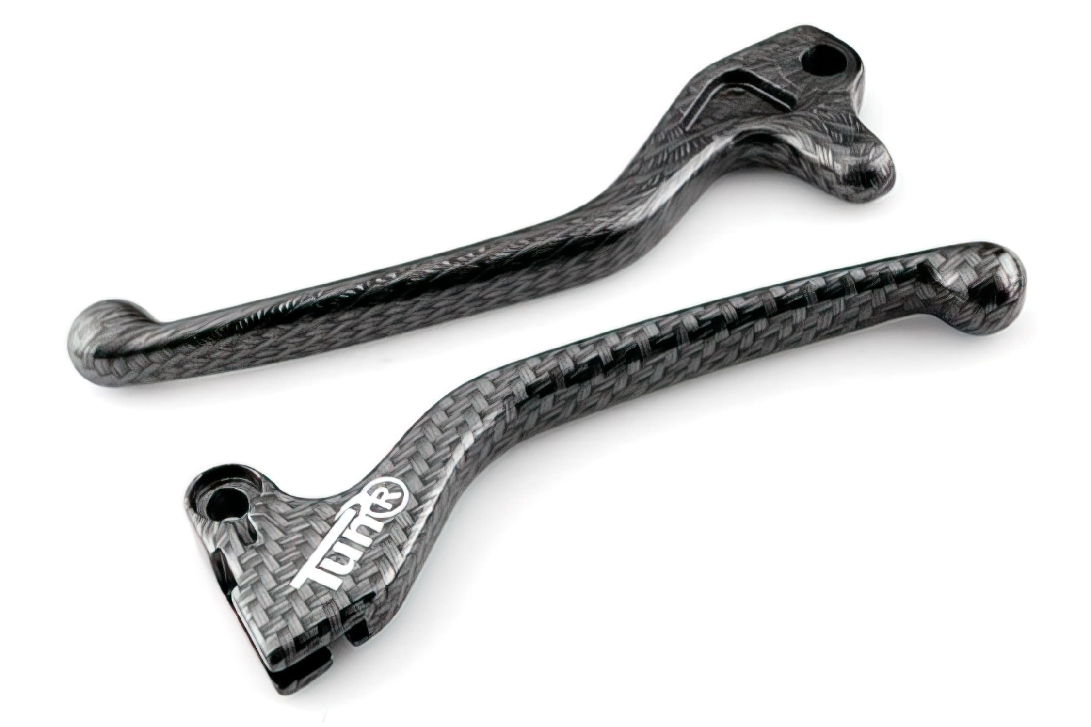 CGN462504 Brake Levers (x2), carbon look, MBK Booster before '04 / Stunt