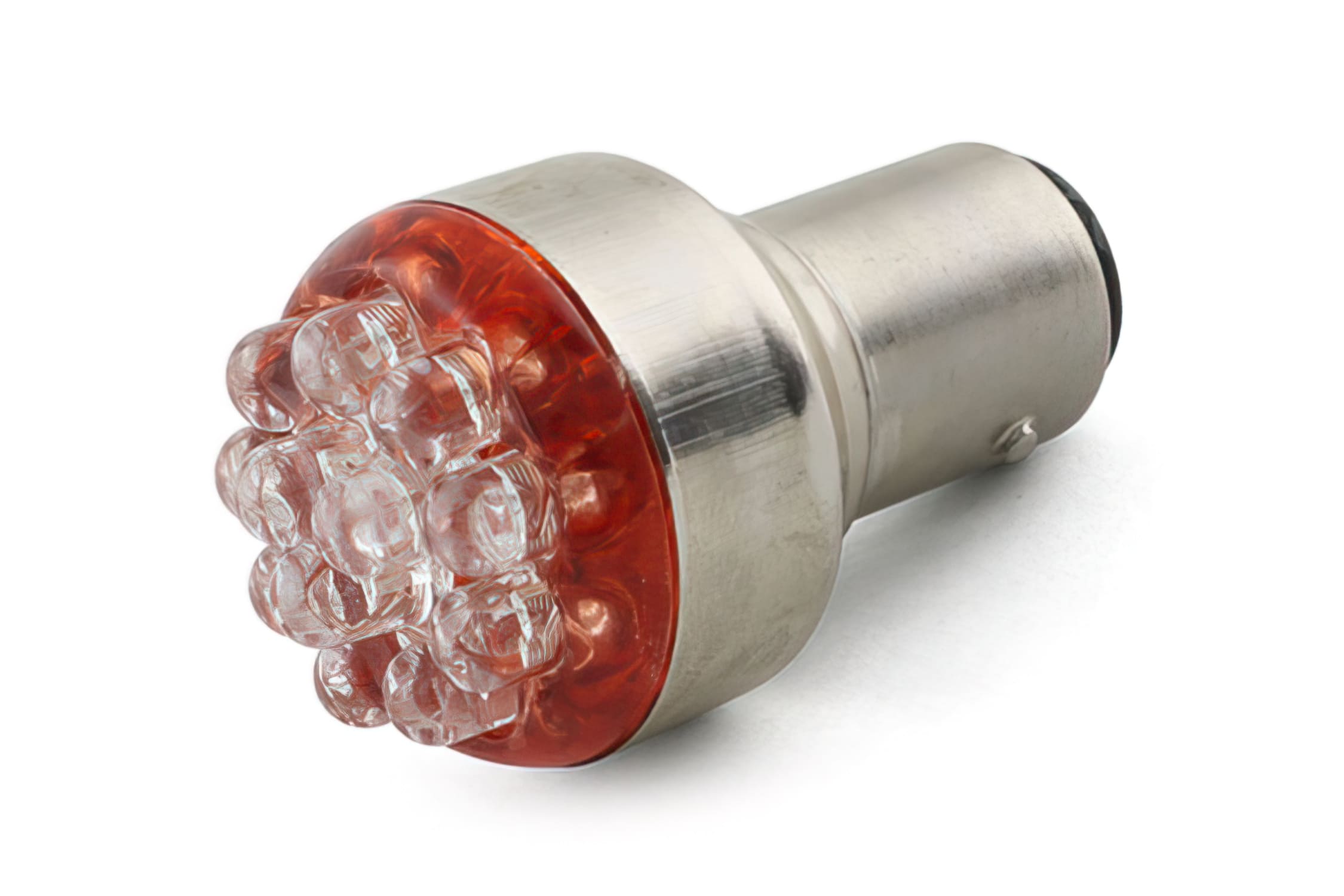 SAN-BAY15DW12 Lampadina BA15D 12V - 12W rosso