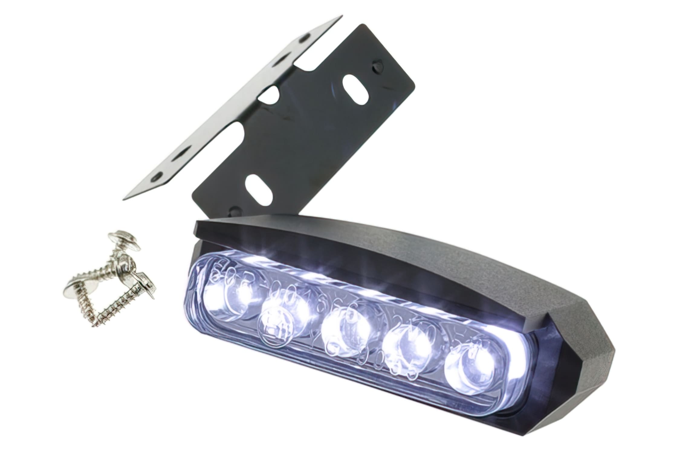 STR-690.02/BK Rear Light / License Plate Light, Black CE Approved