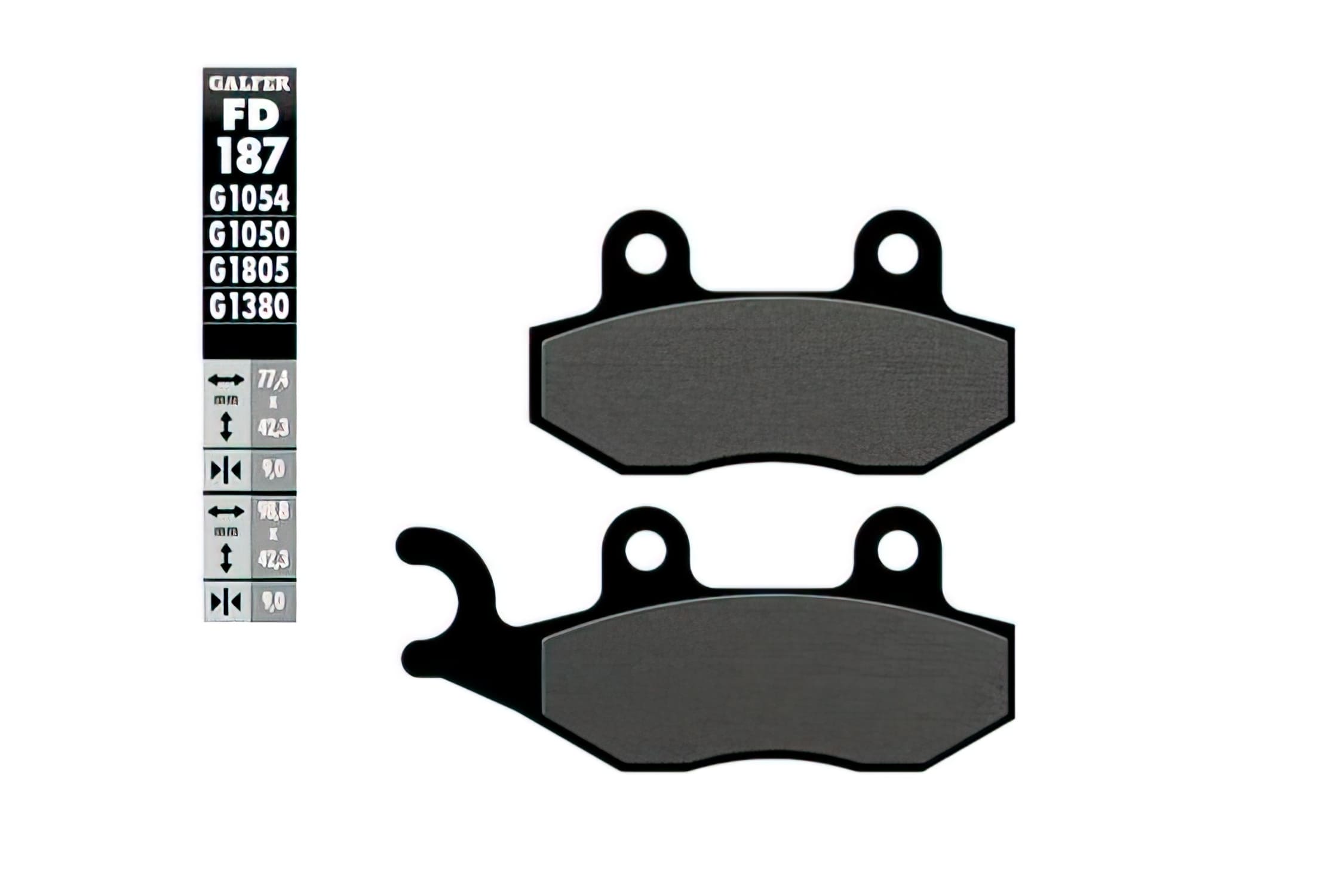 GLS3751 Galfer semi-metallic brake pads Kymco Agility