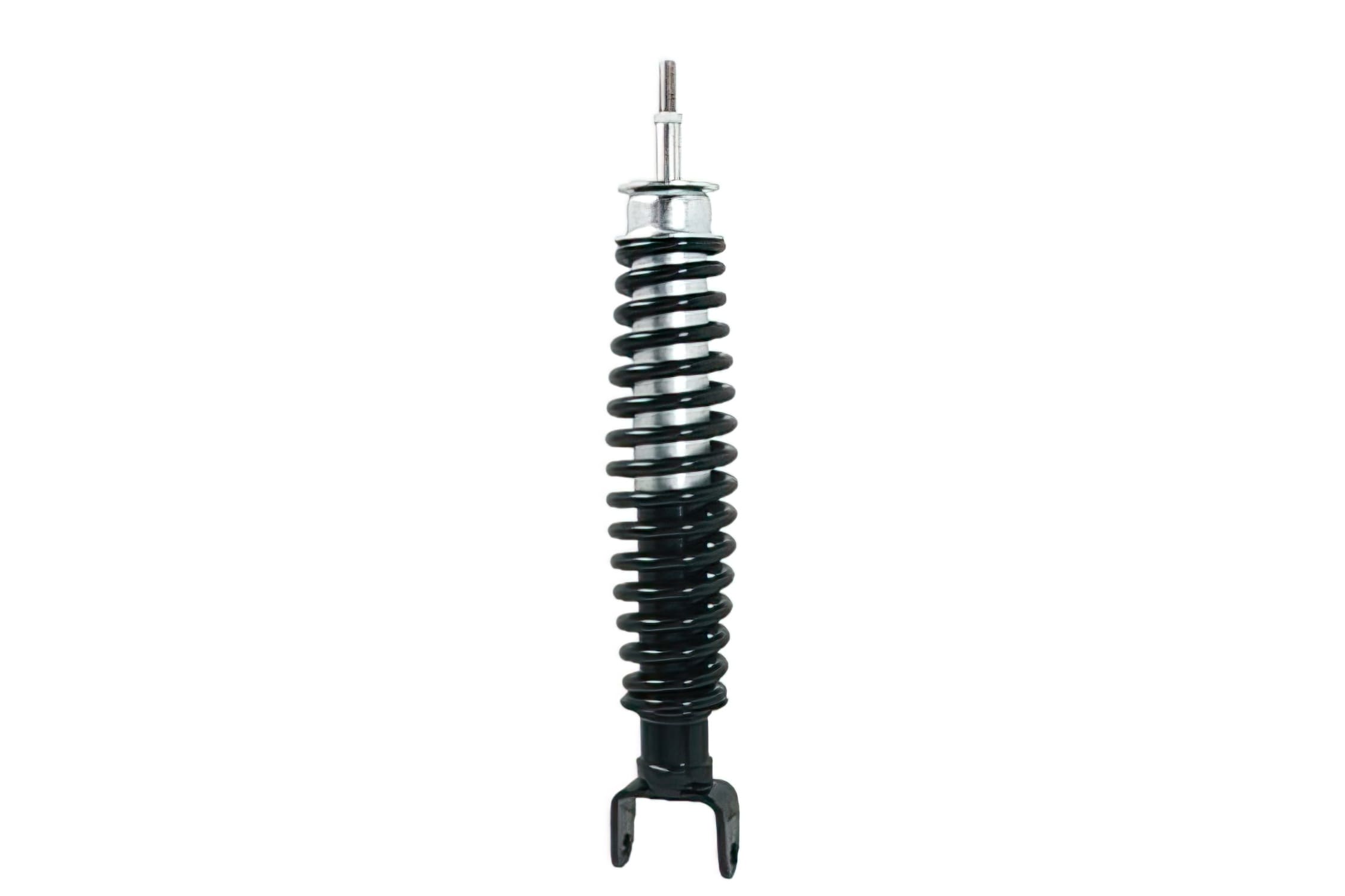 R204560200 Rear shock absorber black 380 mm RMS, Vespa PK 50 - 125cc (V5X1T-V5N4T-V5N2T-V5N3T-V5X5T)