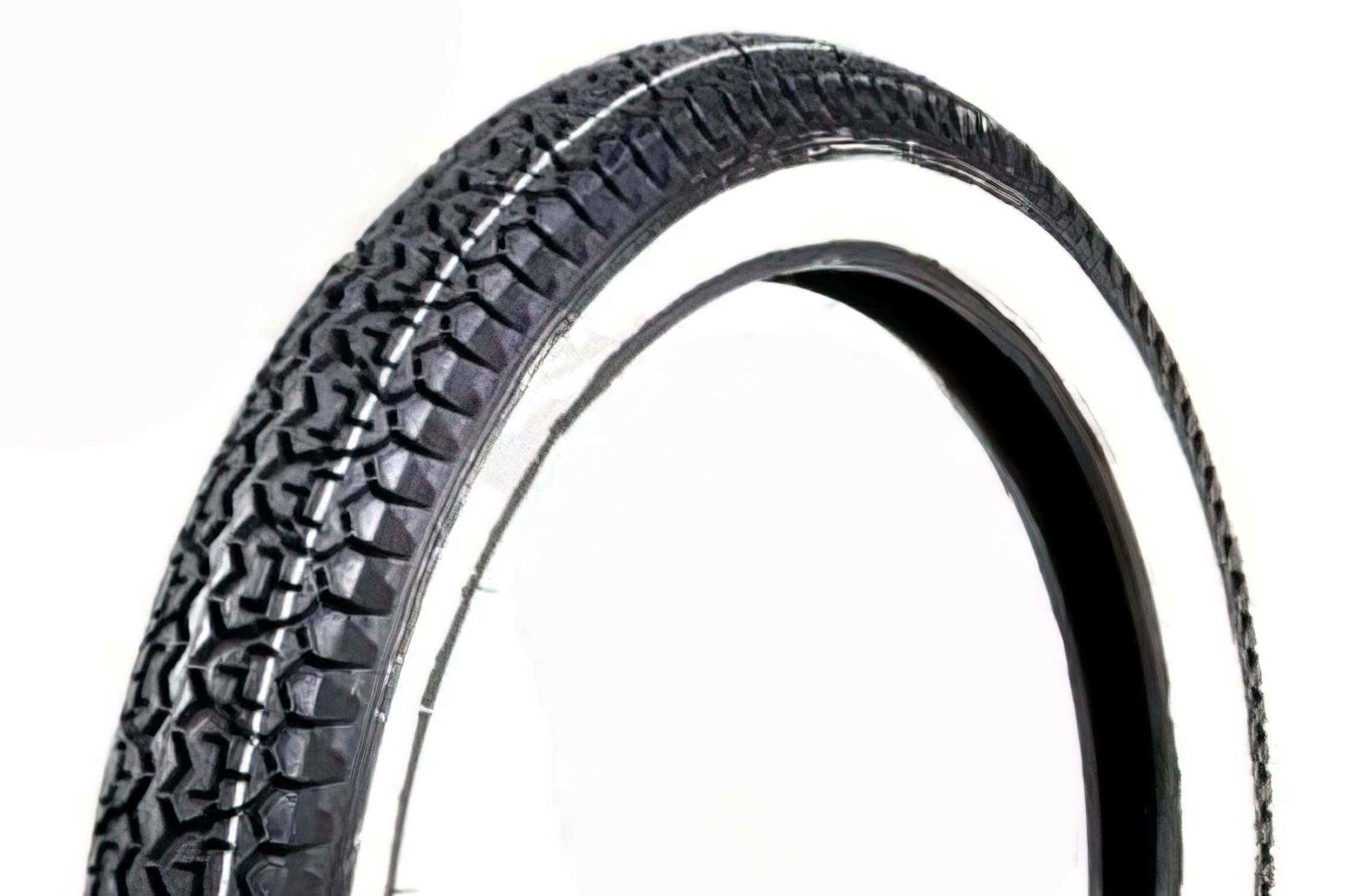 CGN495633 Mitas White Rim Tyre 2 3/4 - 17''