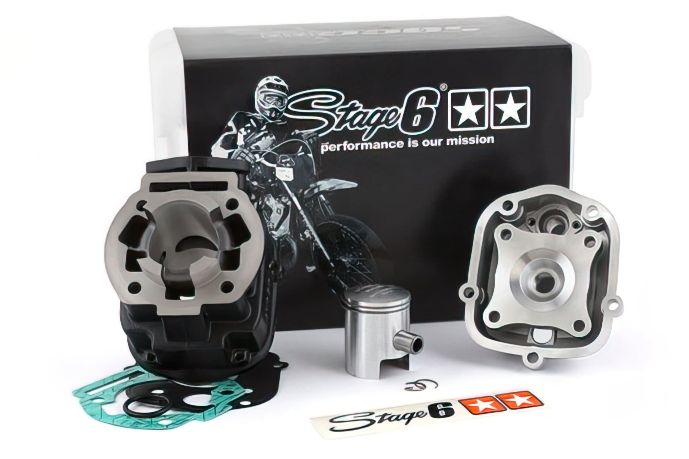 s6-7119301 gruppo termico stage6 50cc streetrace ghisa grigia derbi euro3 (d50b0) stage6 rt