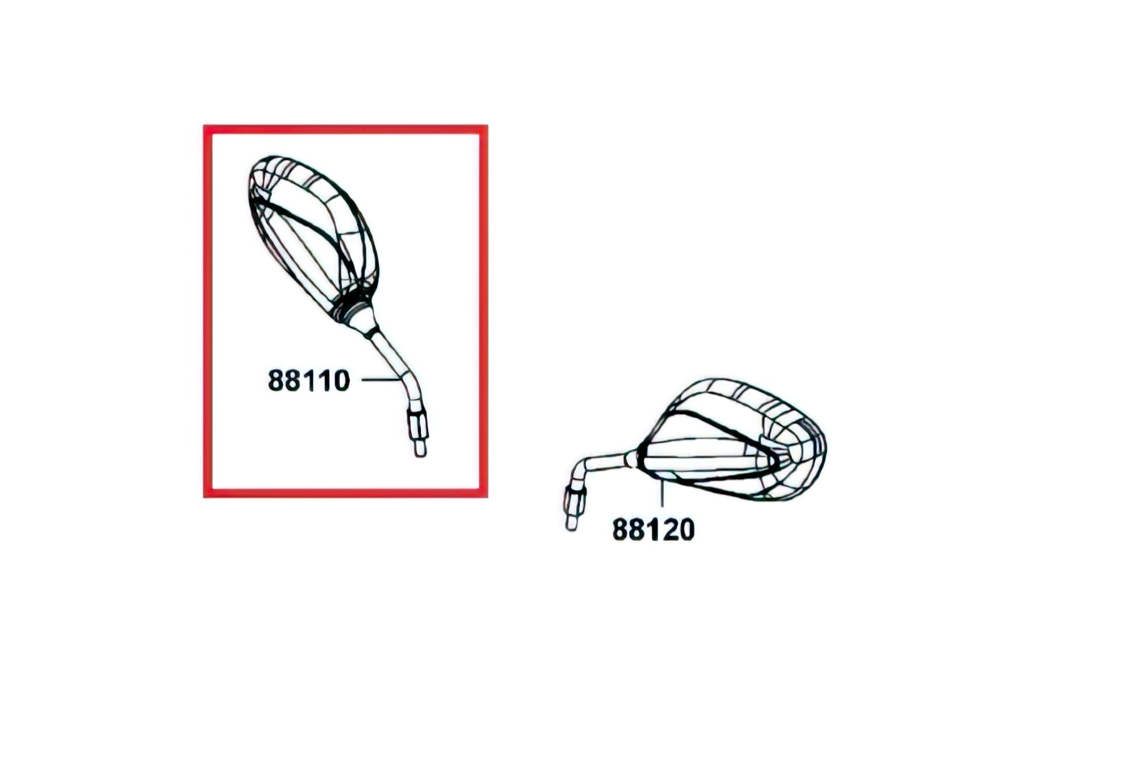 88110-LEB5-C10-D0C Right mirror - original spare part Kymco Agility RS 50cc