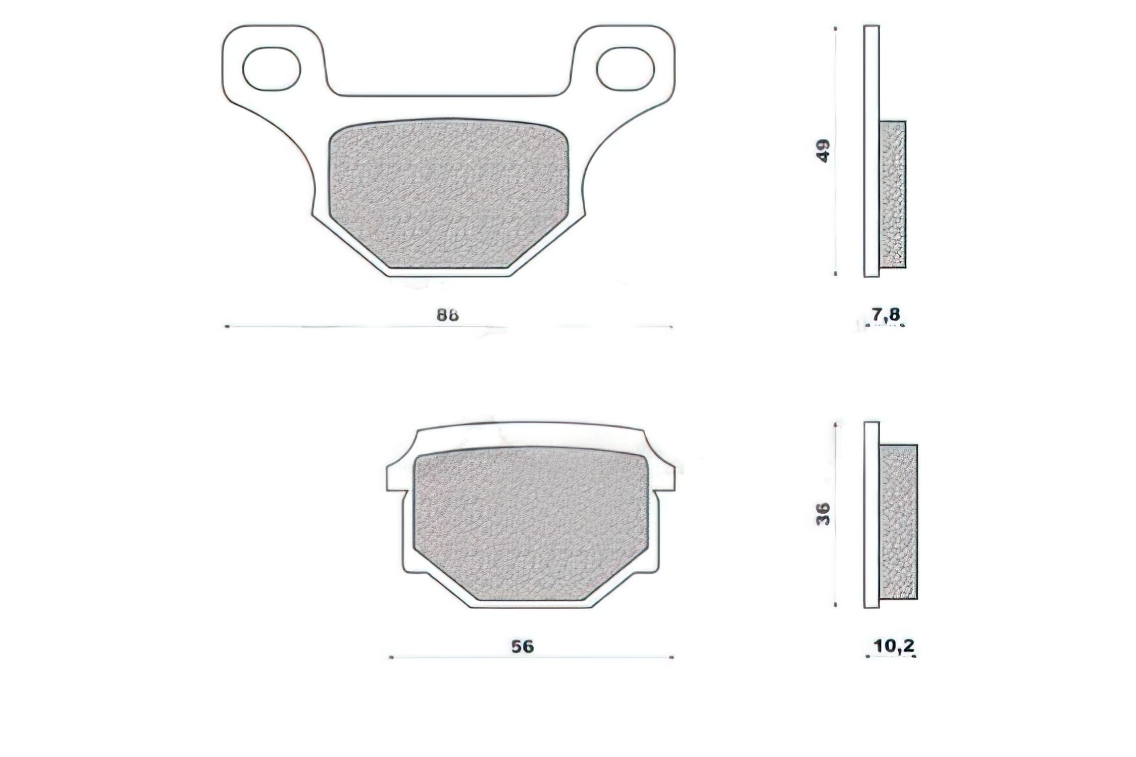 CGN484831 Doppler Rieju MRT brake pads