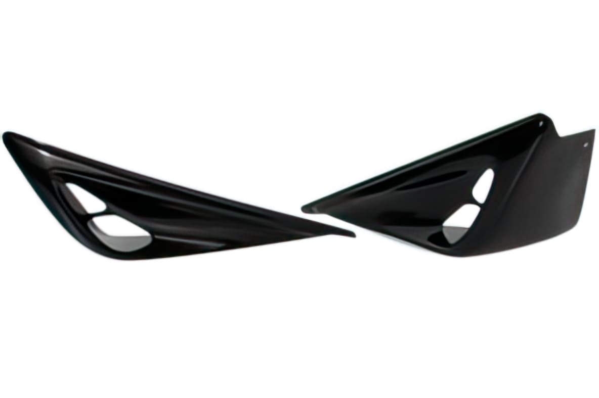 L-BCD618 Spoiler Laterale BCD, MBK Stunt / Yamaha Slider, nero (Ref. BDC00502)