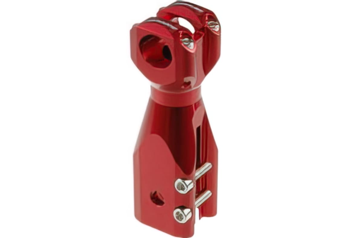 CGN451835 Supporto Manubrio Doppler Peugeot Speedfight, rosso anodizzato