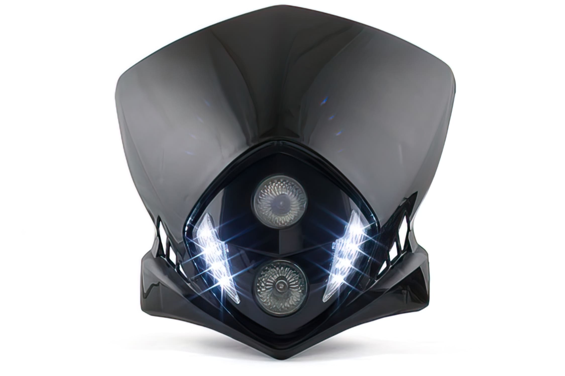 STR-599.14/BK Enduro Duke II LED Headlight Mask, Black