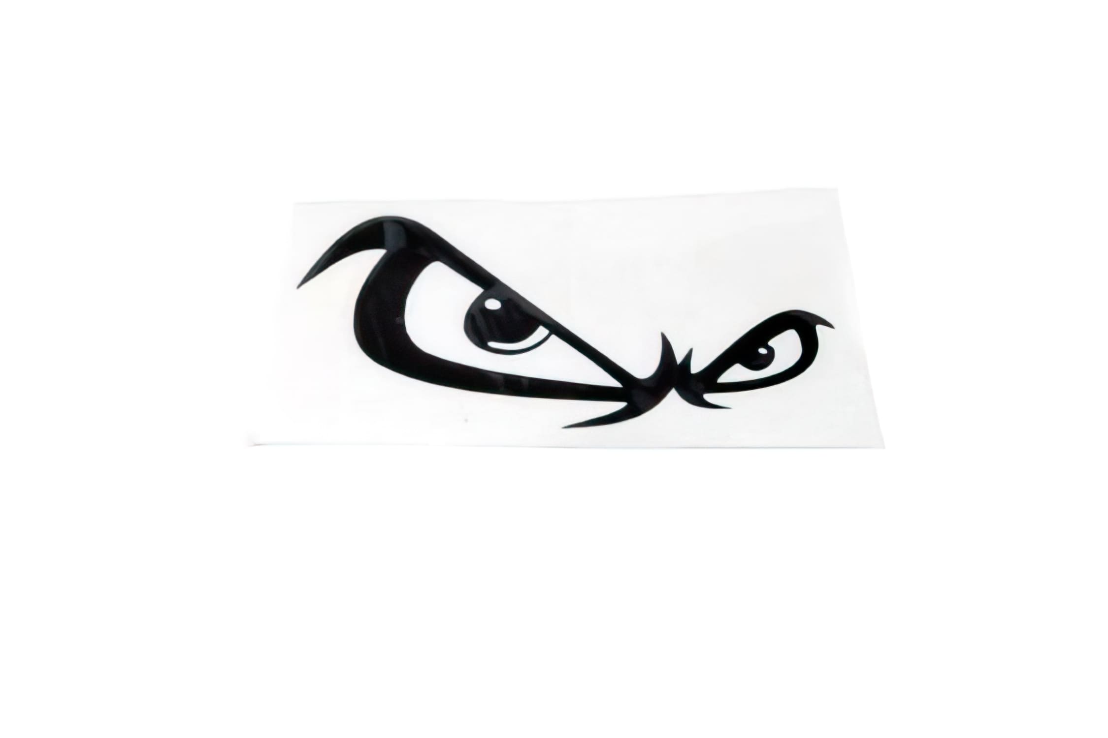 CGN449985 6x10cm Sticker “Evil Look”, Black