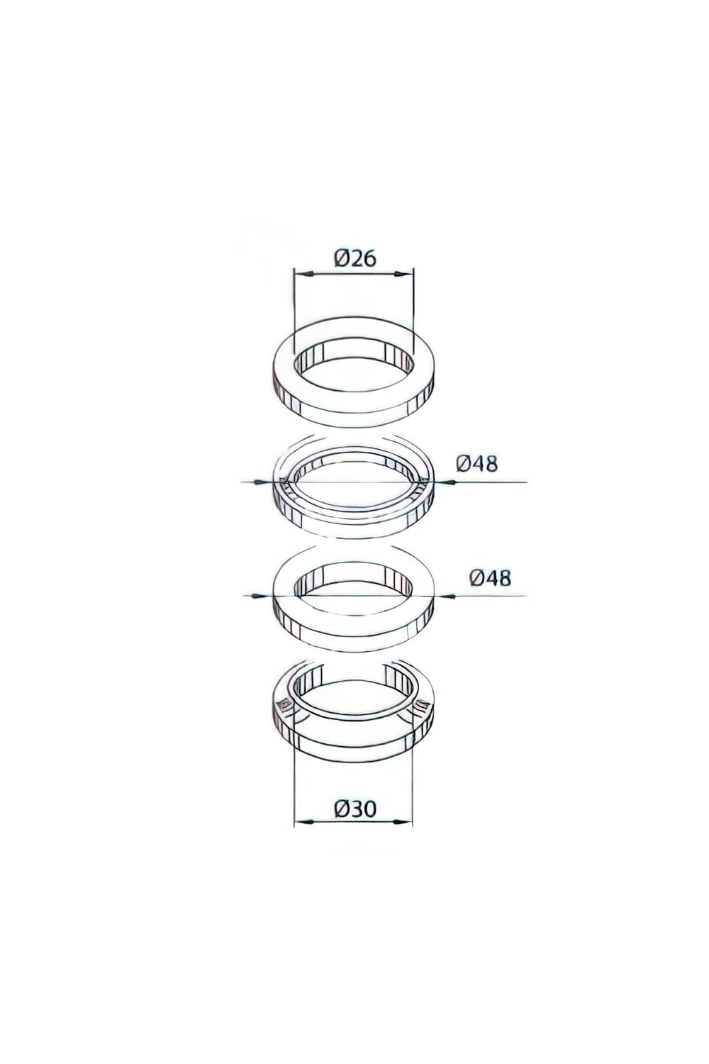 CGN493097 Yamaha TZR / X-Power Steering Bearing Set