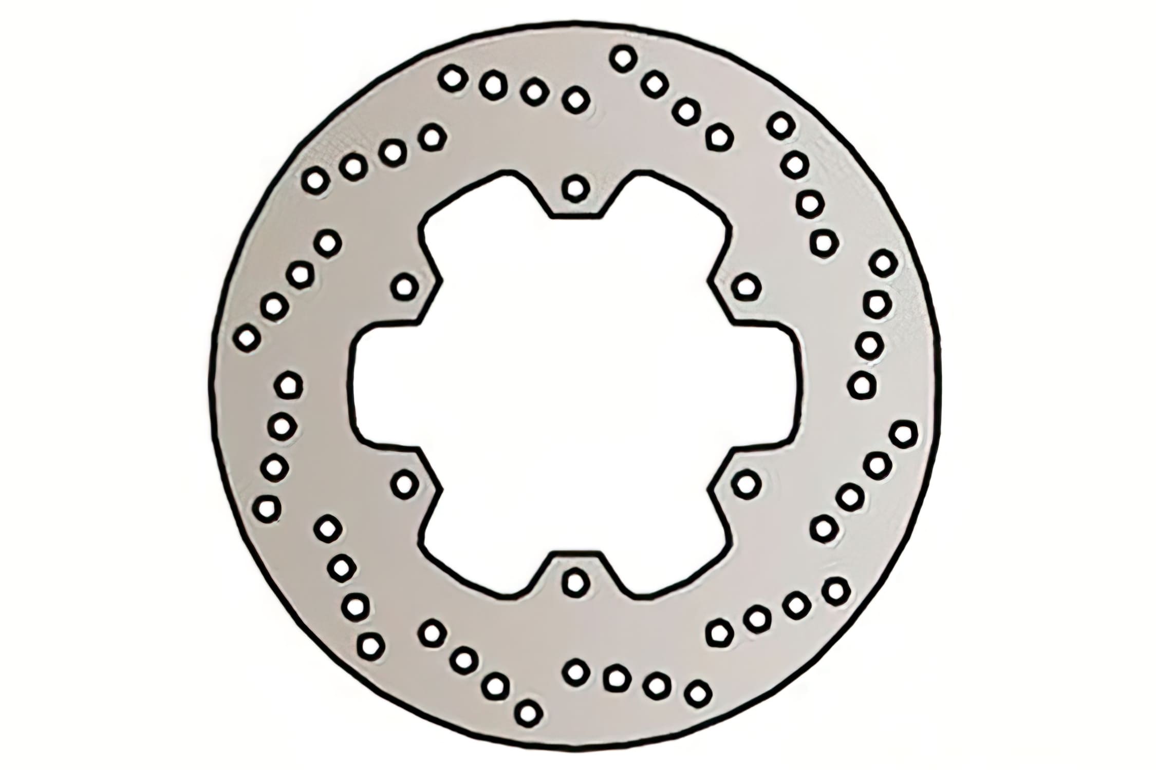 NG-350028 Disco Freno anteriore 245mm NG Brake Disc Yamaha Majesty 250cc '96-03