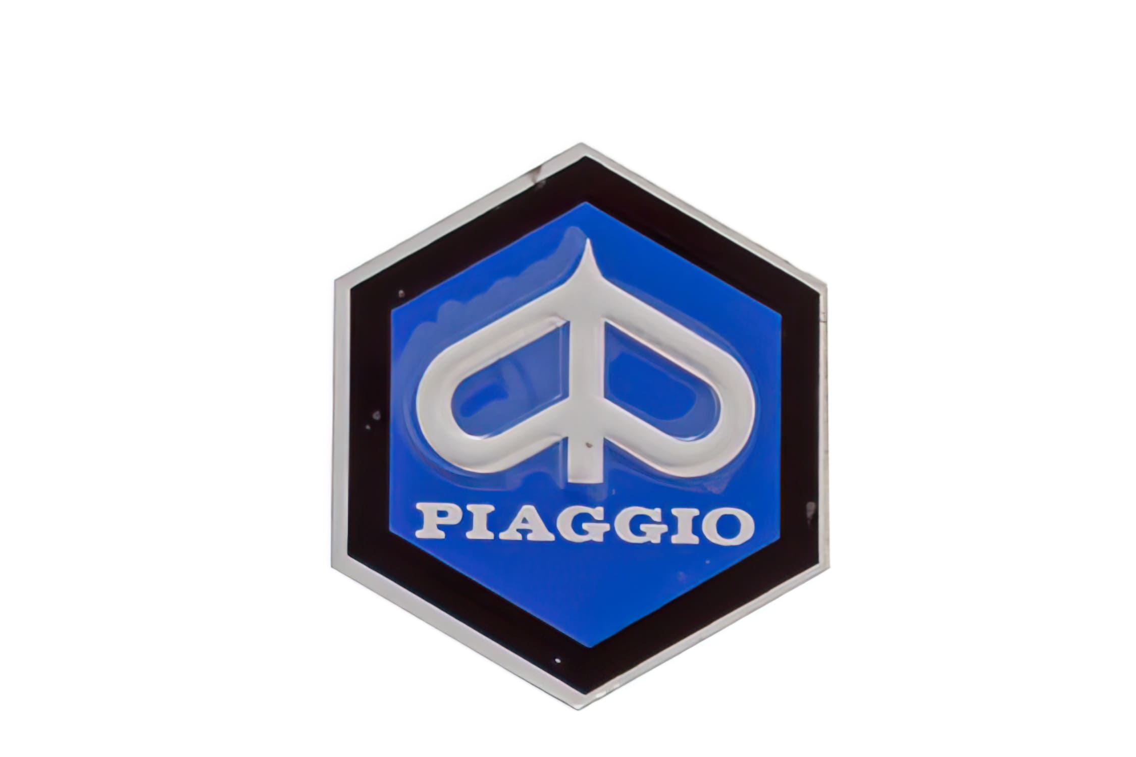 R142720100 Scudetto Esagonale Piaggio, Piaggio 31mm