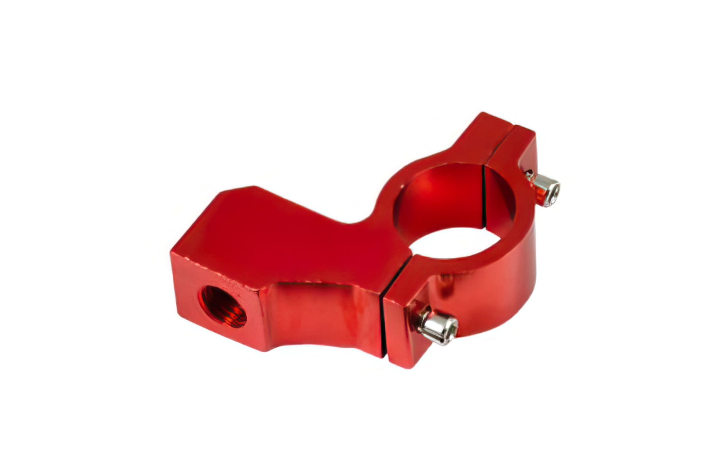 CGN491353 Supporto Specchietto alluminio d.10mm, rosso