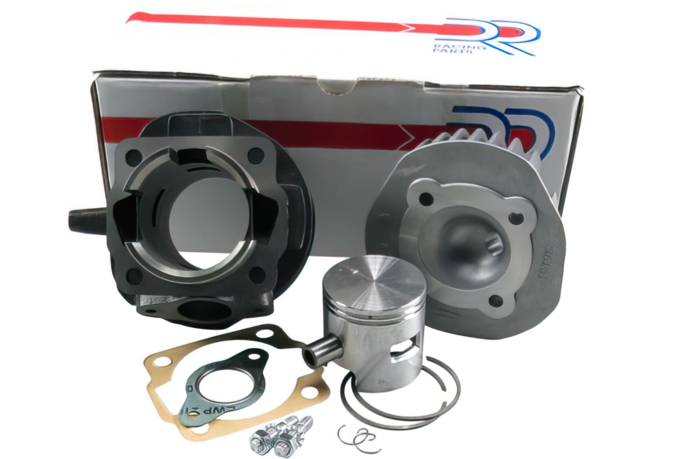 DR-KT00012 DR 85cc Cylinder Kit, Grey Cast Iron, Vespa 50 / PK / S / XL / XL2, 3 Transfer Ports, d=50mm (short thread)