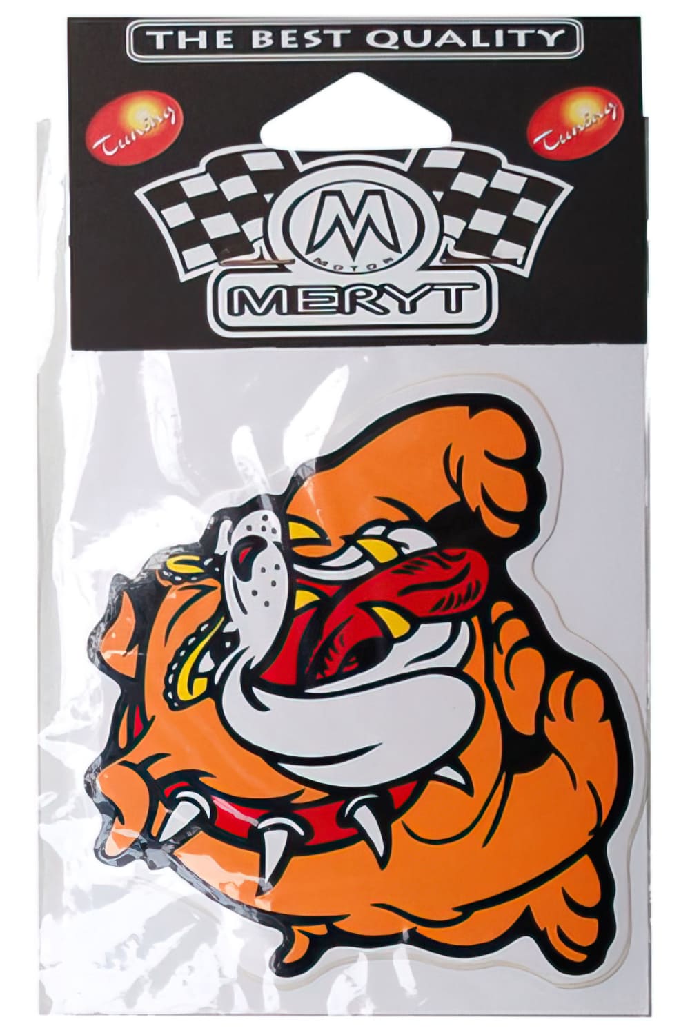 STICK-1323 Large Meryt bulldog sticker (10x10.5 cm)