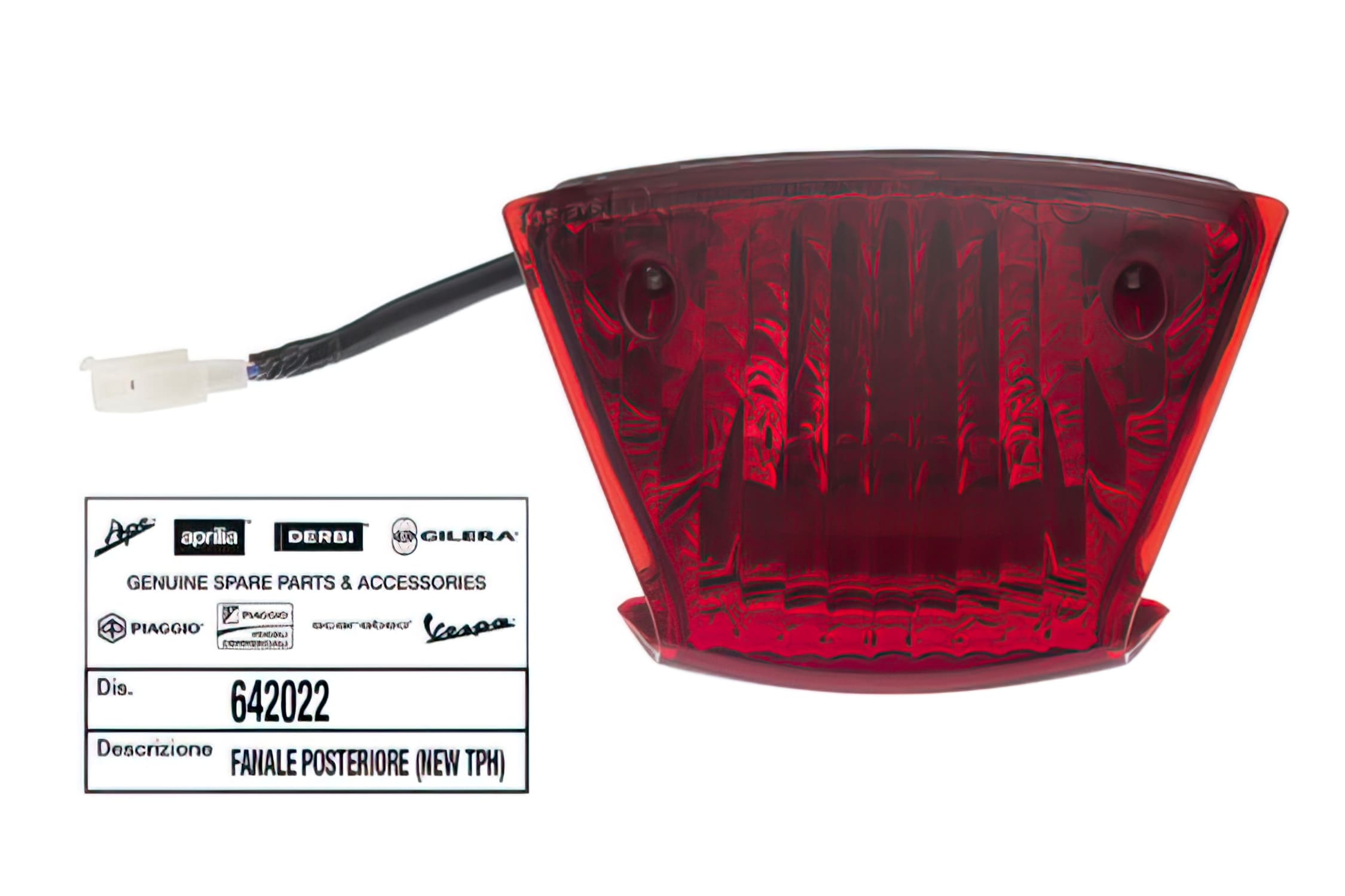 OE-PIA642022 Taillight - original spare part Piaggio Typhoon (after 2010)