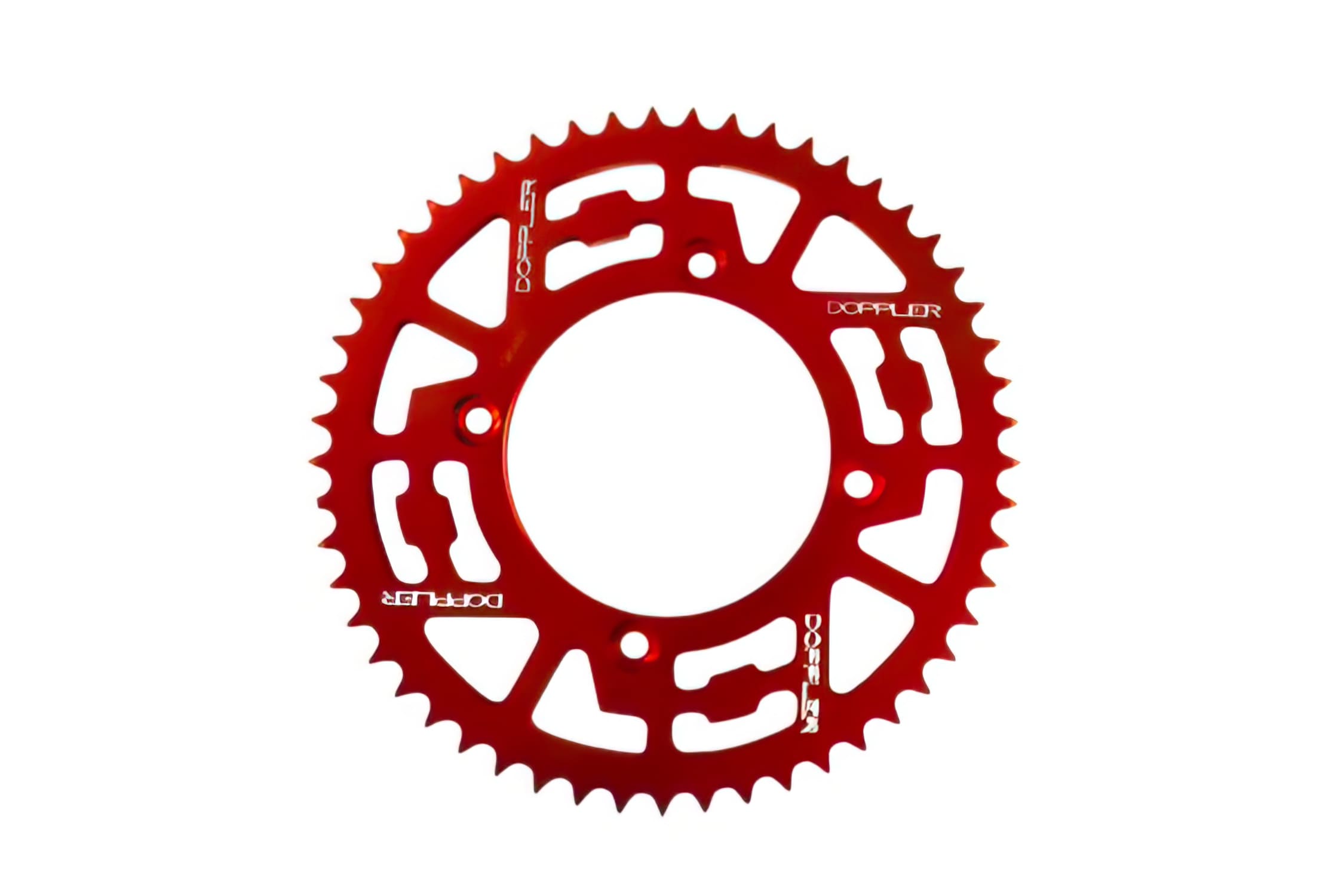 CGN496464 Rear Sprocket 53 Teeth / 428 Doppler CNC Aluminum Red Beta RR