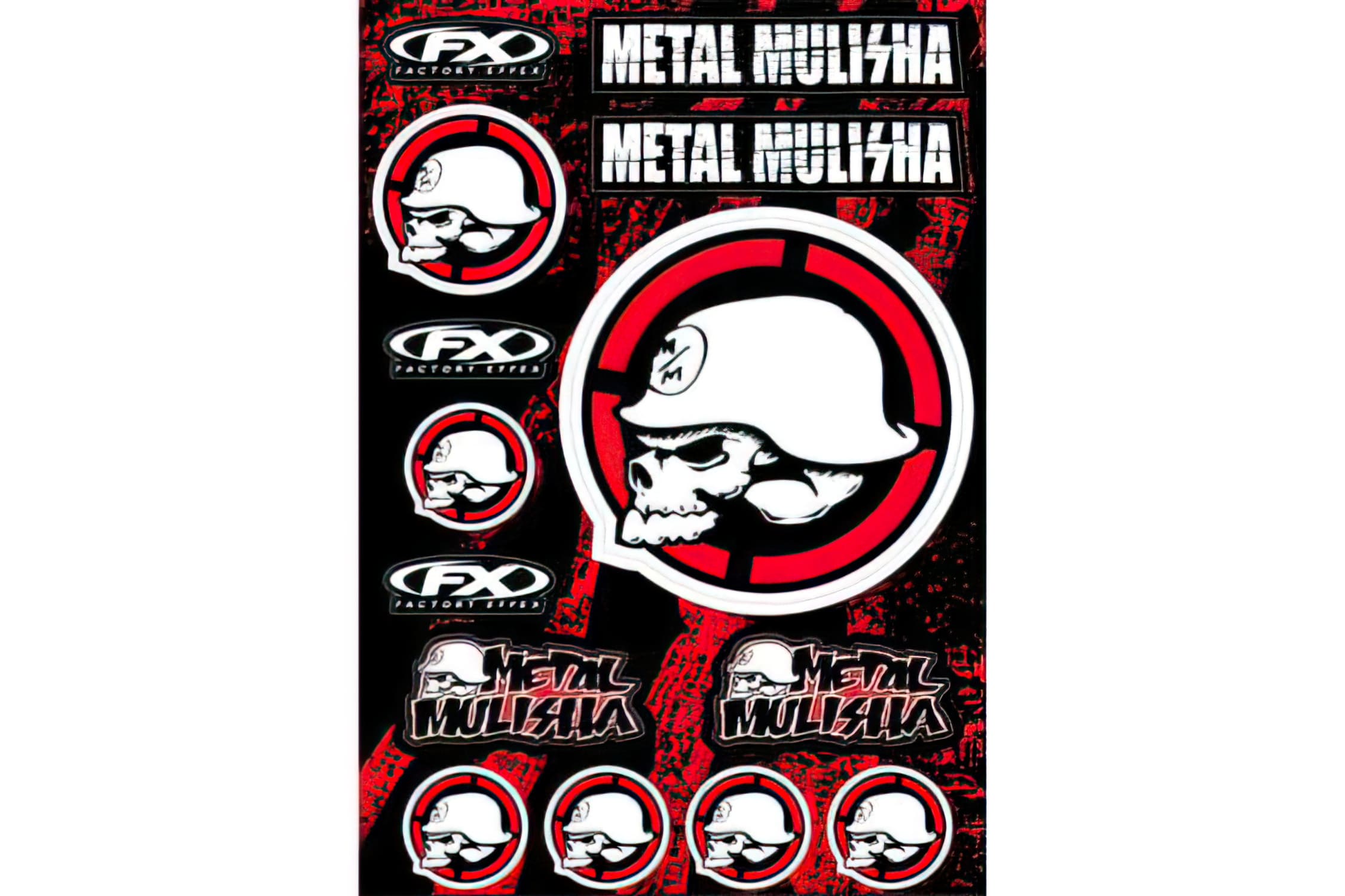 FX16680520 Metal Mulisha Sticker Kit