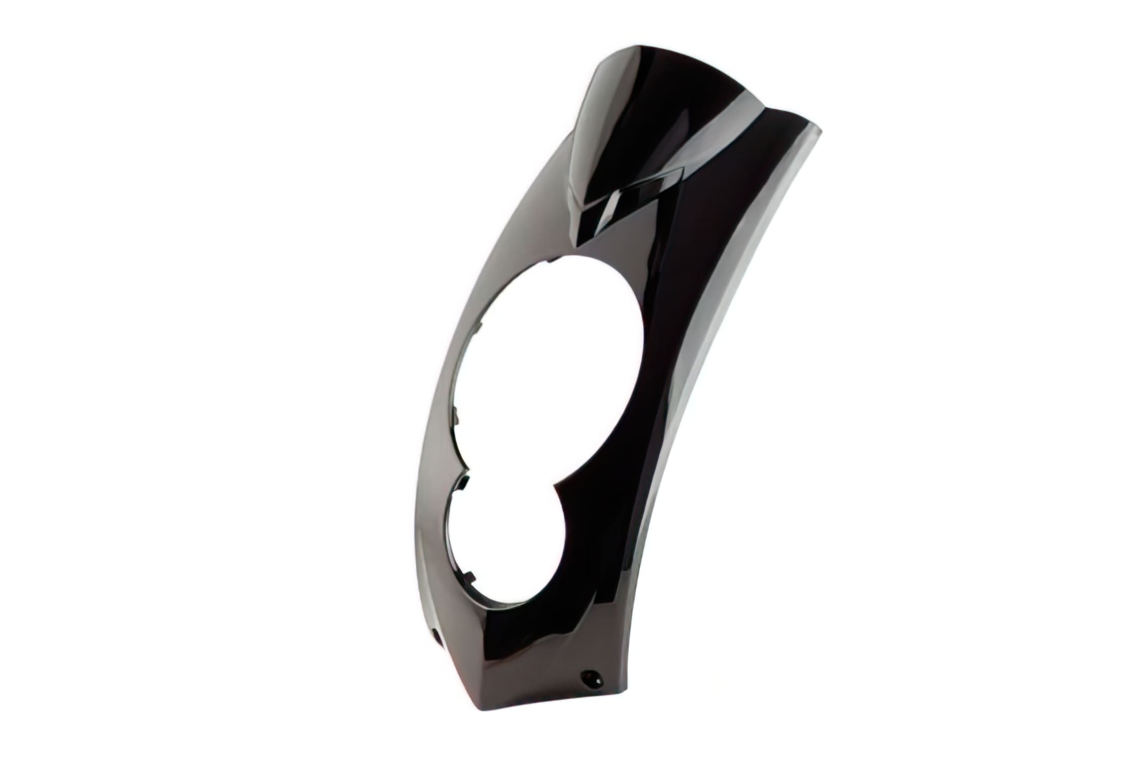 CGN467324 Peugeot Ludix front shield, black (Rectangular instrumentation)