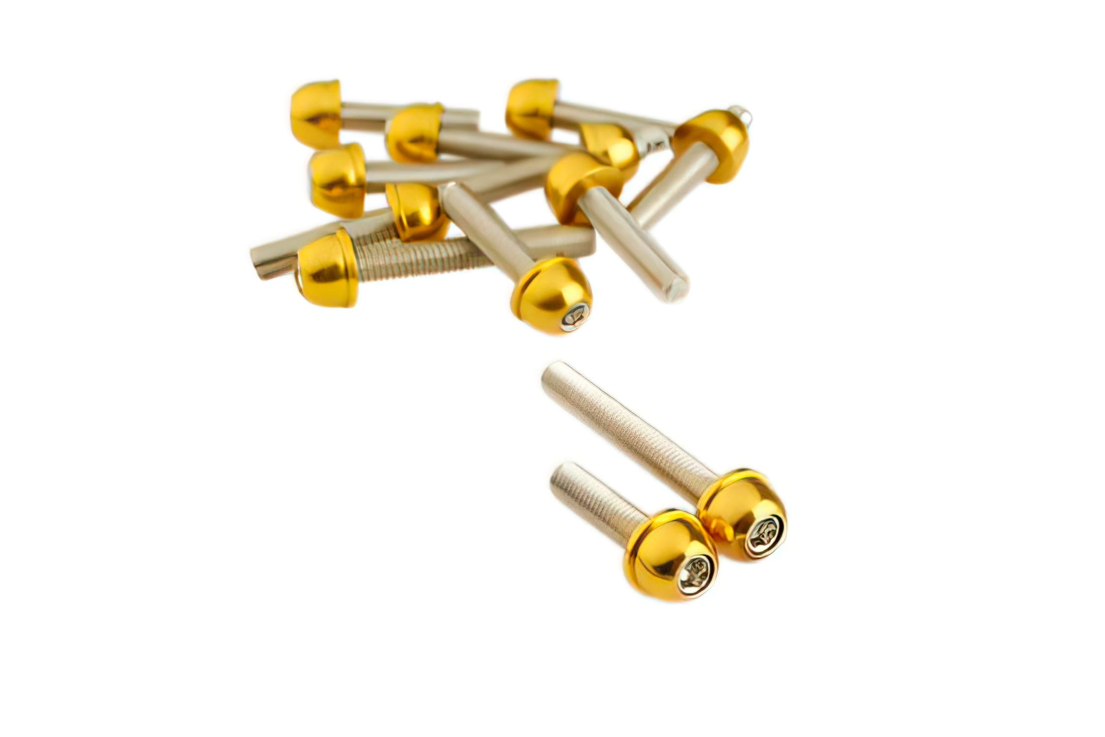 CGN460017 MBK Booster / Nitro Crankcase Cover Screws, Gold