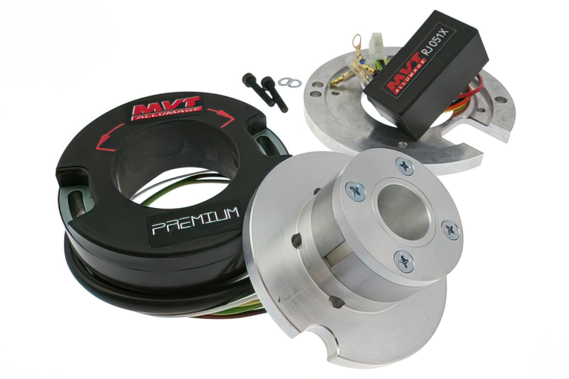 MVT-PREM06 MVT “Premium” Internal Rotor Ignition with LED Coil, MBK Nitro / Booster before 2003