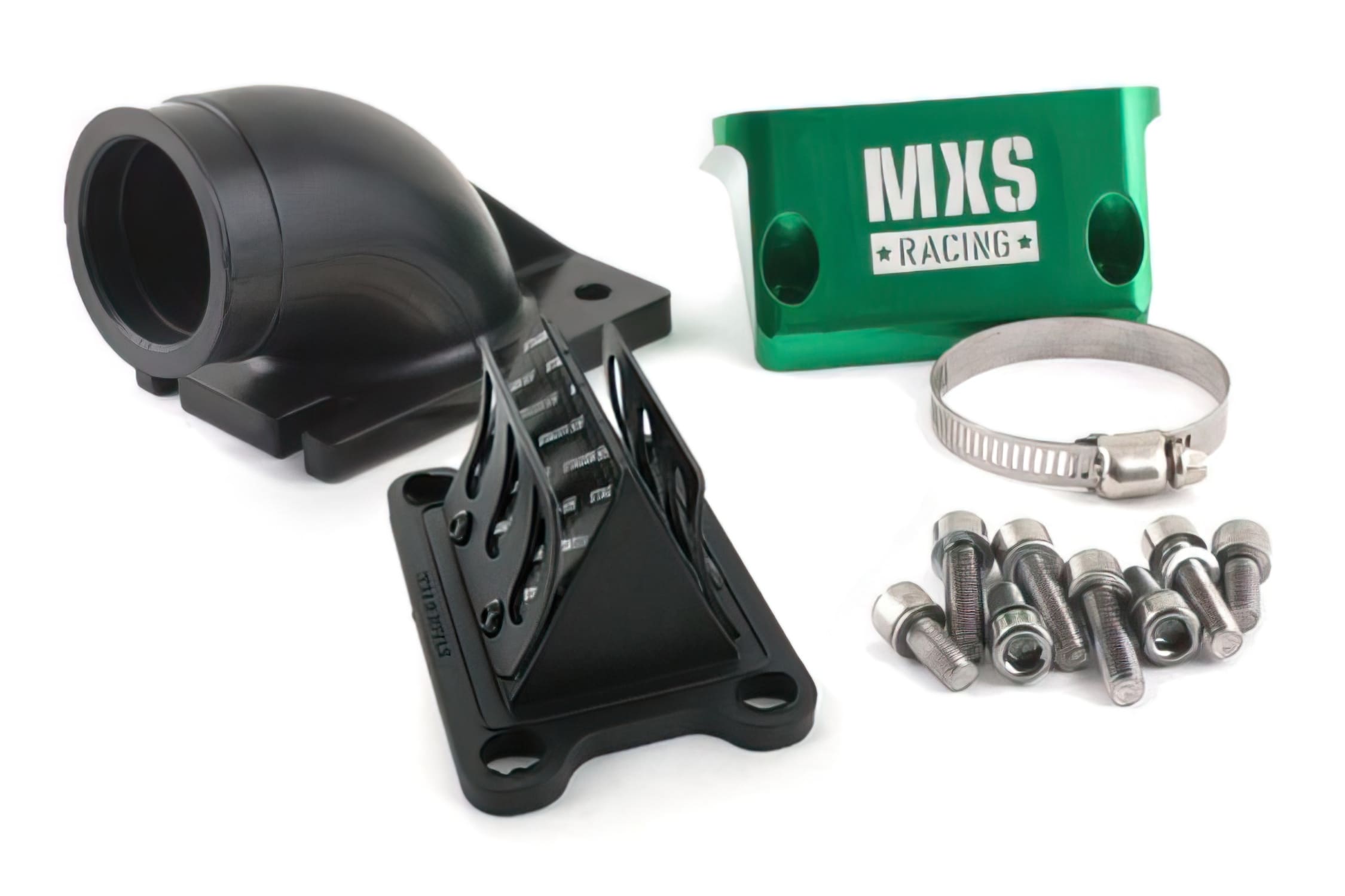 ms-pkmmxs010/2 kit aspirazione big-valve mxs racing / incl. valvola viton stage6 minarelli verticale mxs racing