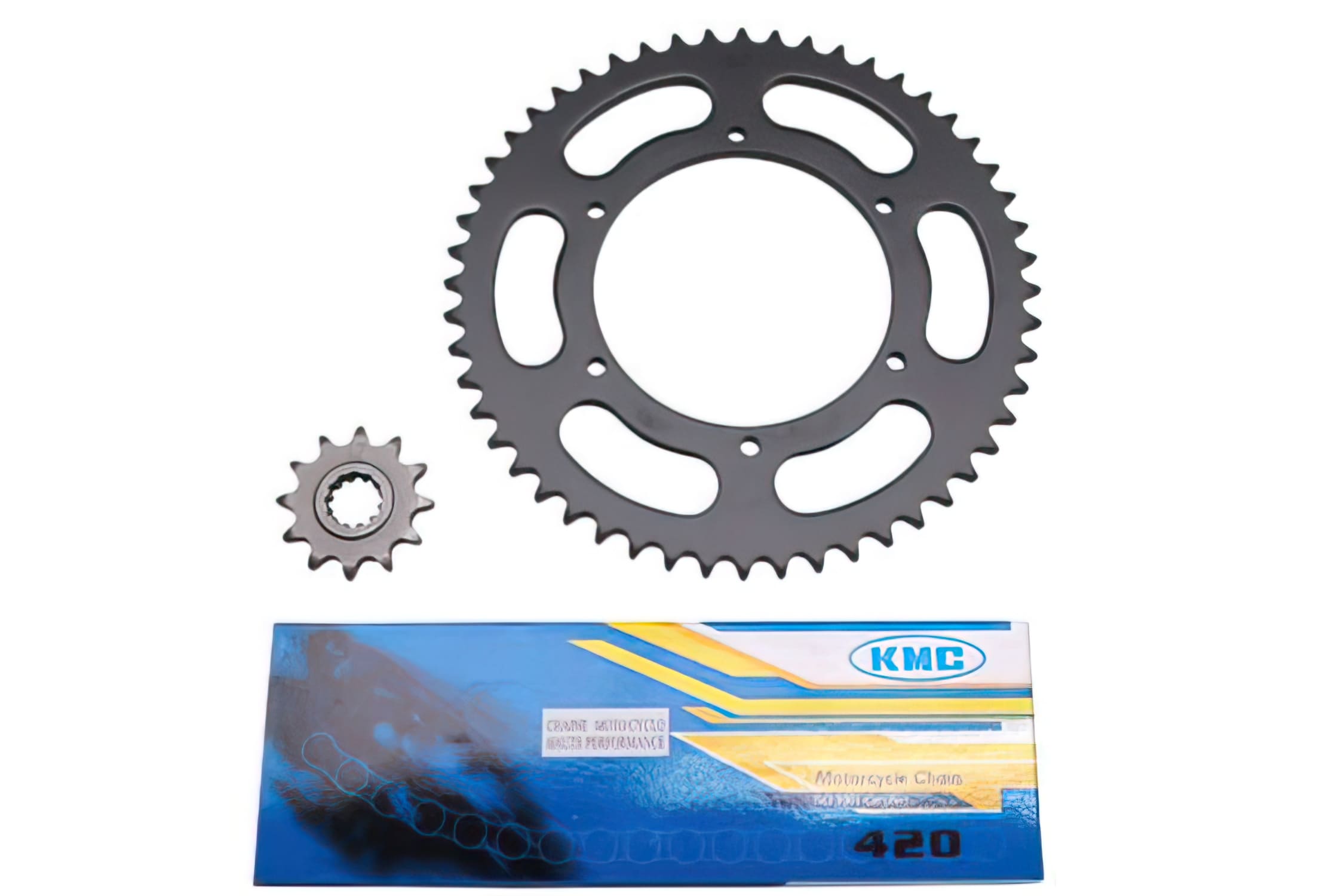 CGN455179 Chain Drive Kit incl. Drive Chain, Type 420 and Sprocket (12x52 Teeth) Peugeot XR6 from 2001