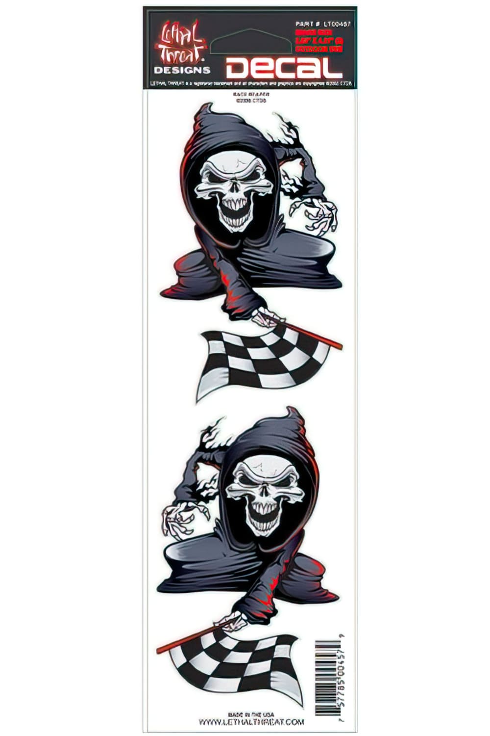 STICK-14492 Lethal Threat reaper race sticker (7x25 cm)