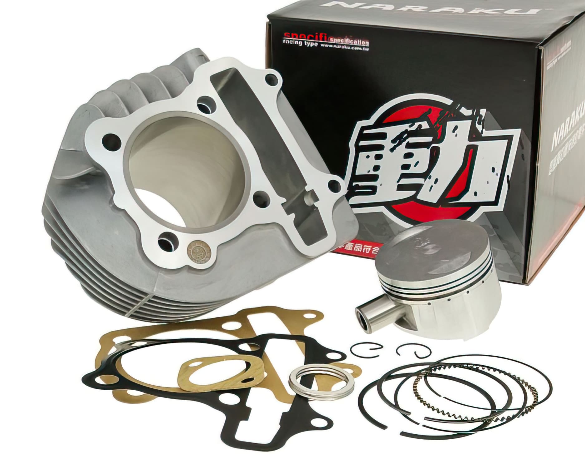 NK600.52 Cylinder Kit 150ccm 57 /4mm, Chinese Scooter 4T GY6 125 152QMI / 150 157QMJ