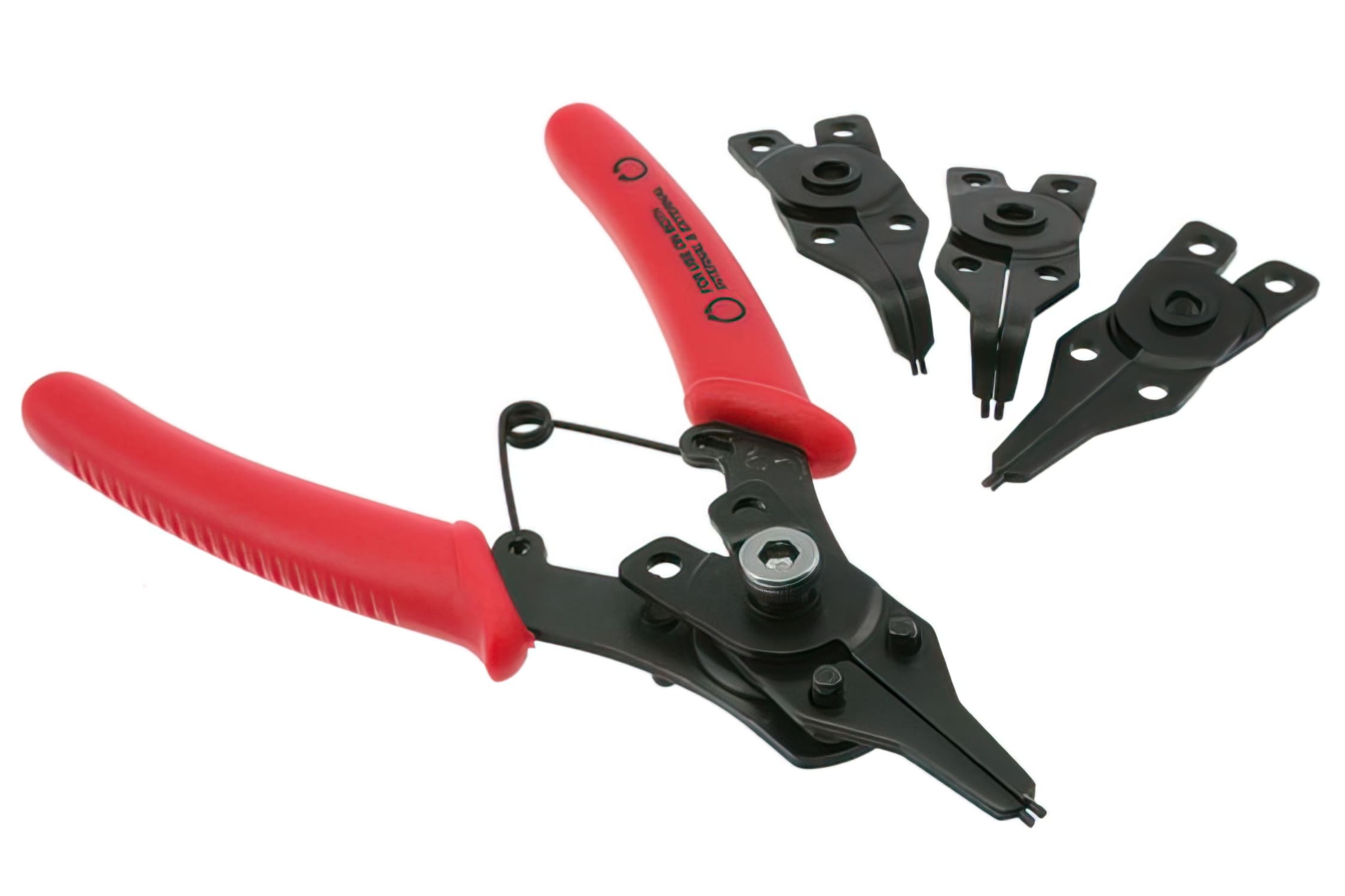 MF99.00102 Seeger Ring Pliers, incl. 4 Inserts for Internal and External Rings