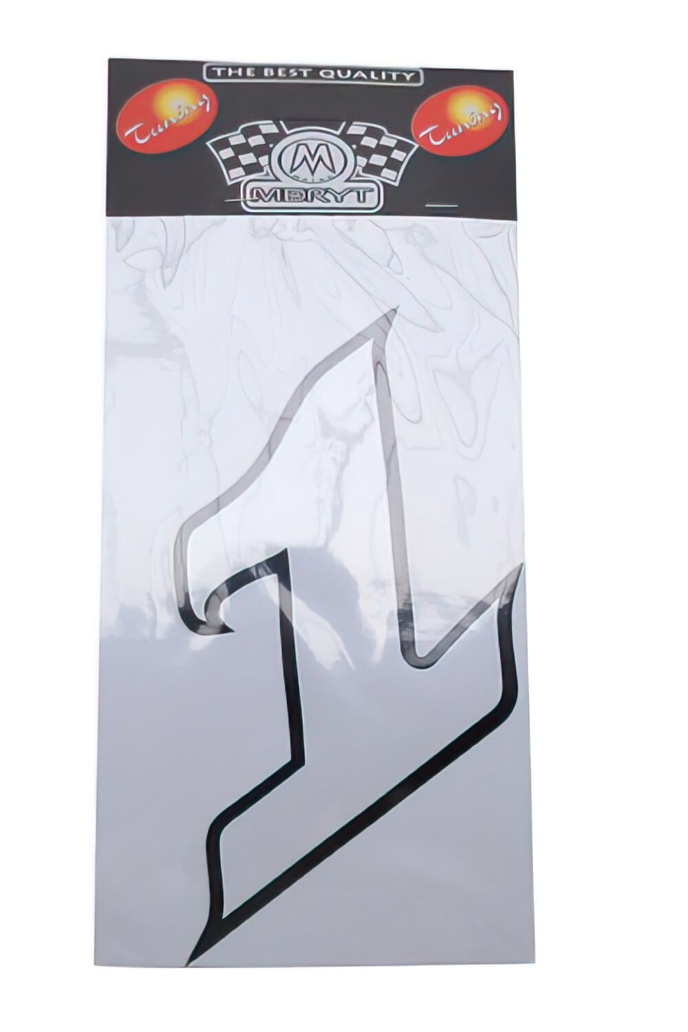 STICK-1271 White Number “1” Sticker (h. 13 cm)