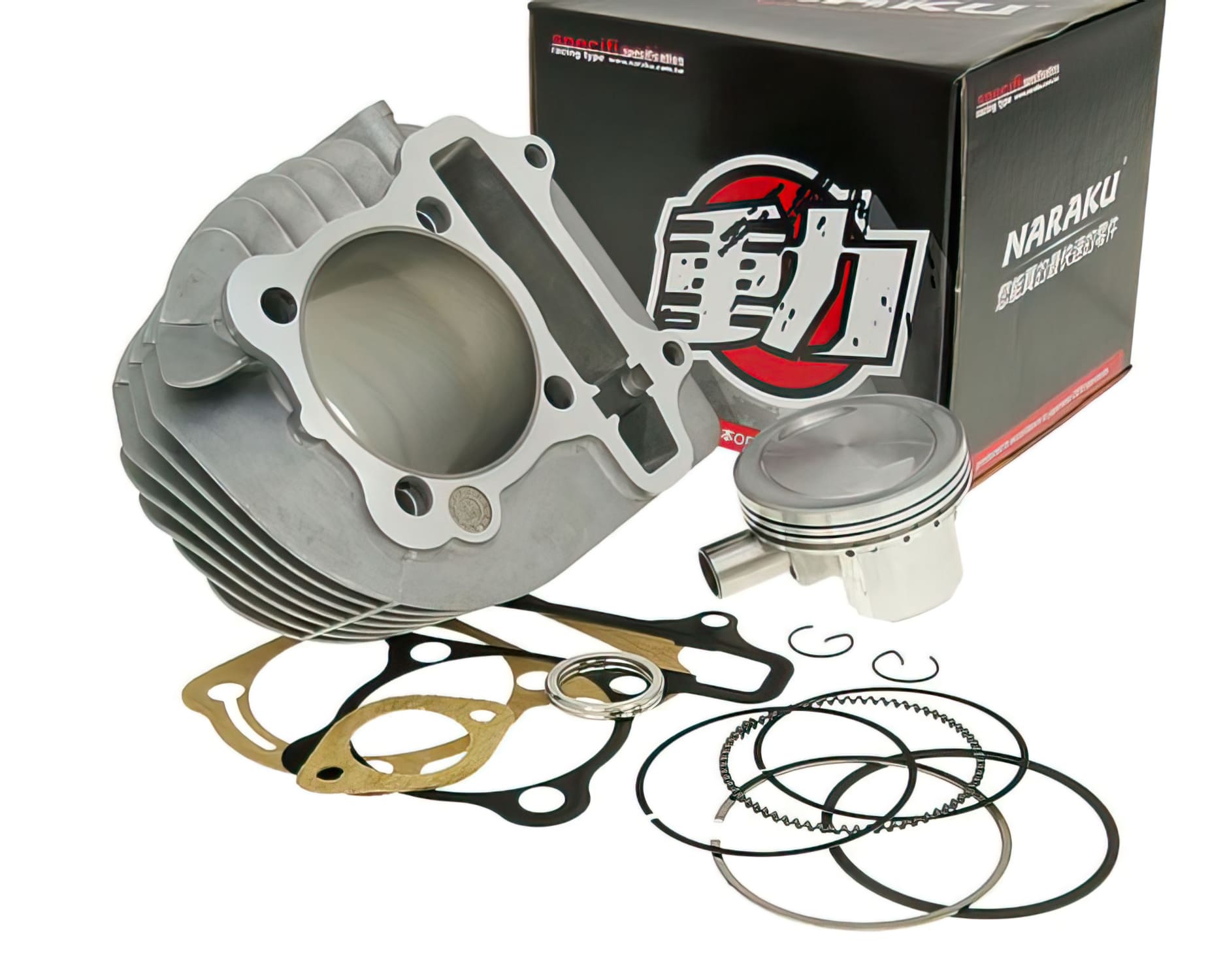 NK600.02F Naraku Cylinder Kit 180ccm 63mm Forged Piston, GY6 / Kymco AC