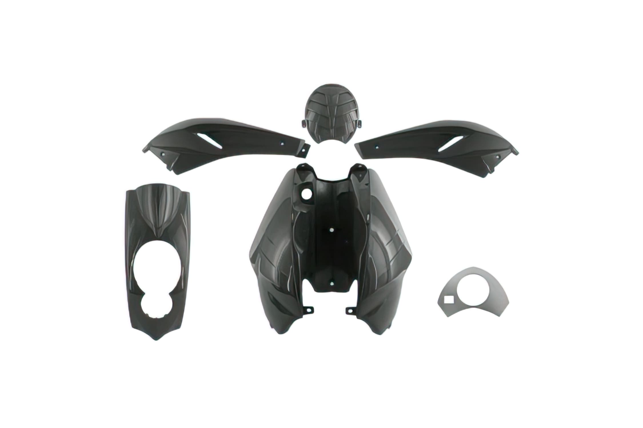 A366350 5-piece black fairing kit for Peugeot Ludix