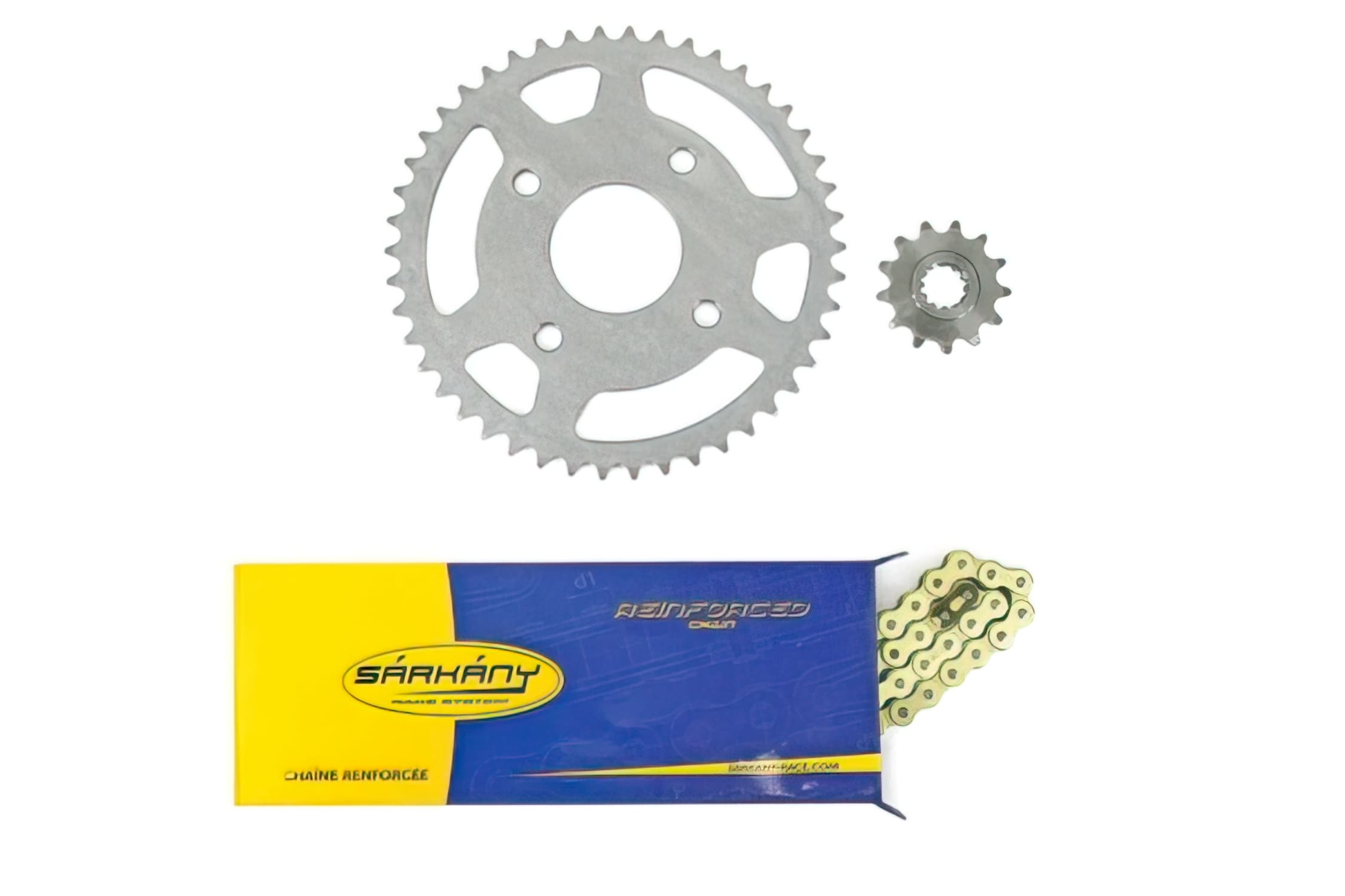 CGN455178 Chain Drive Kit incl. Drive Chain, Type 420 and Sprocket (12x47 Teeth) MBK Xpower / Yamaha TZR from 1998