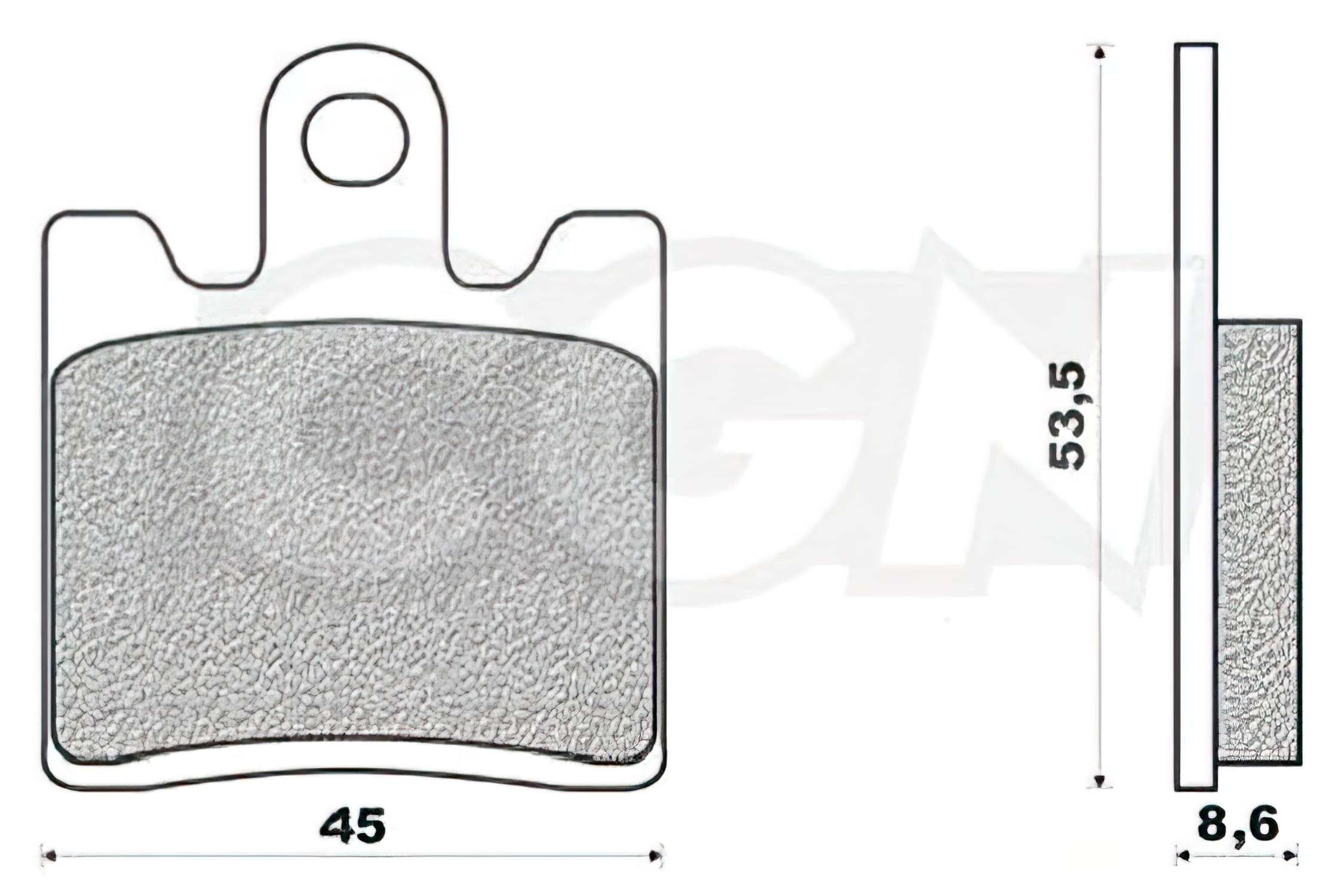 CM77281919 Pastiglie freno Suzuki Burgman AN 250 - 400cc fino 2006