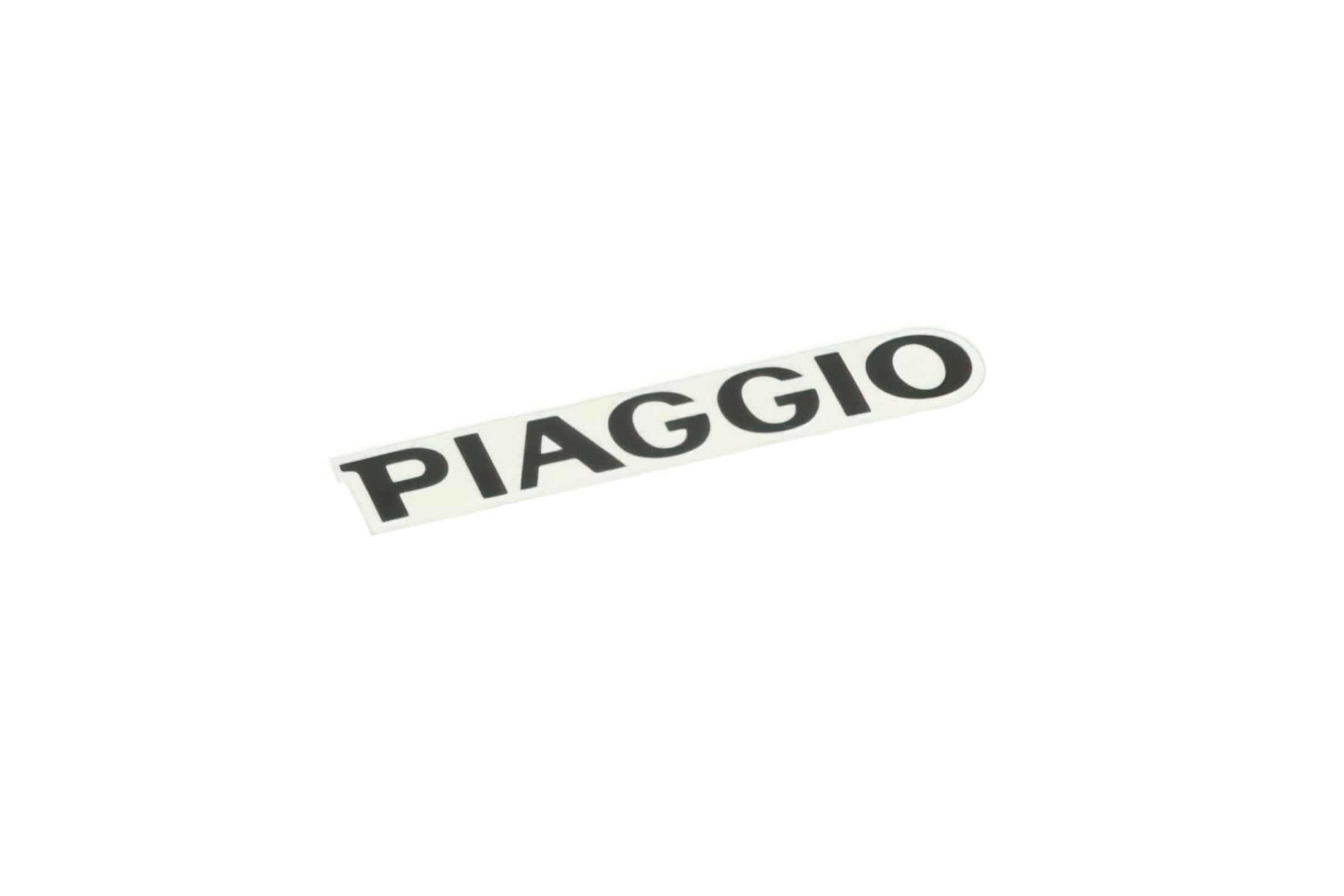 OE-PIA57474003 Targhetta Scudo PIAGGIO (da incollare) Piaggio 78x15mm nero