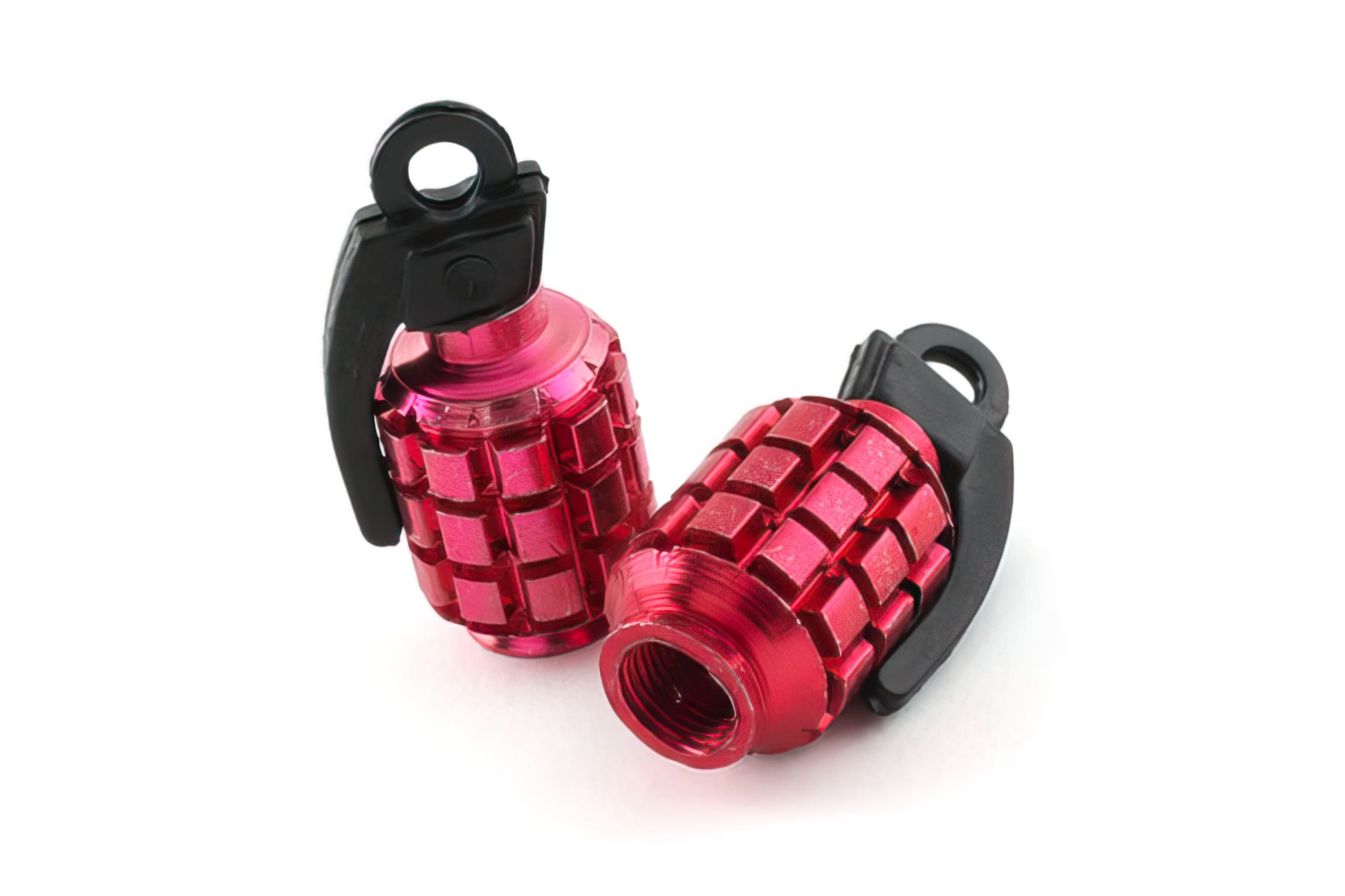 STR-545.77/RE Valve Caps GRENADE STR8, red