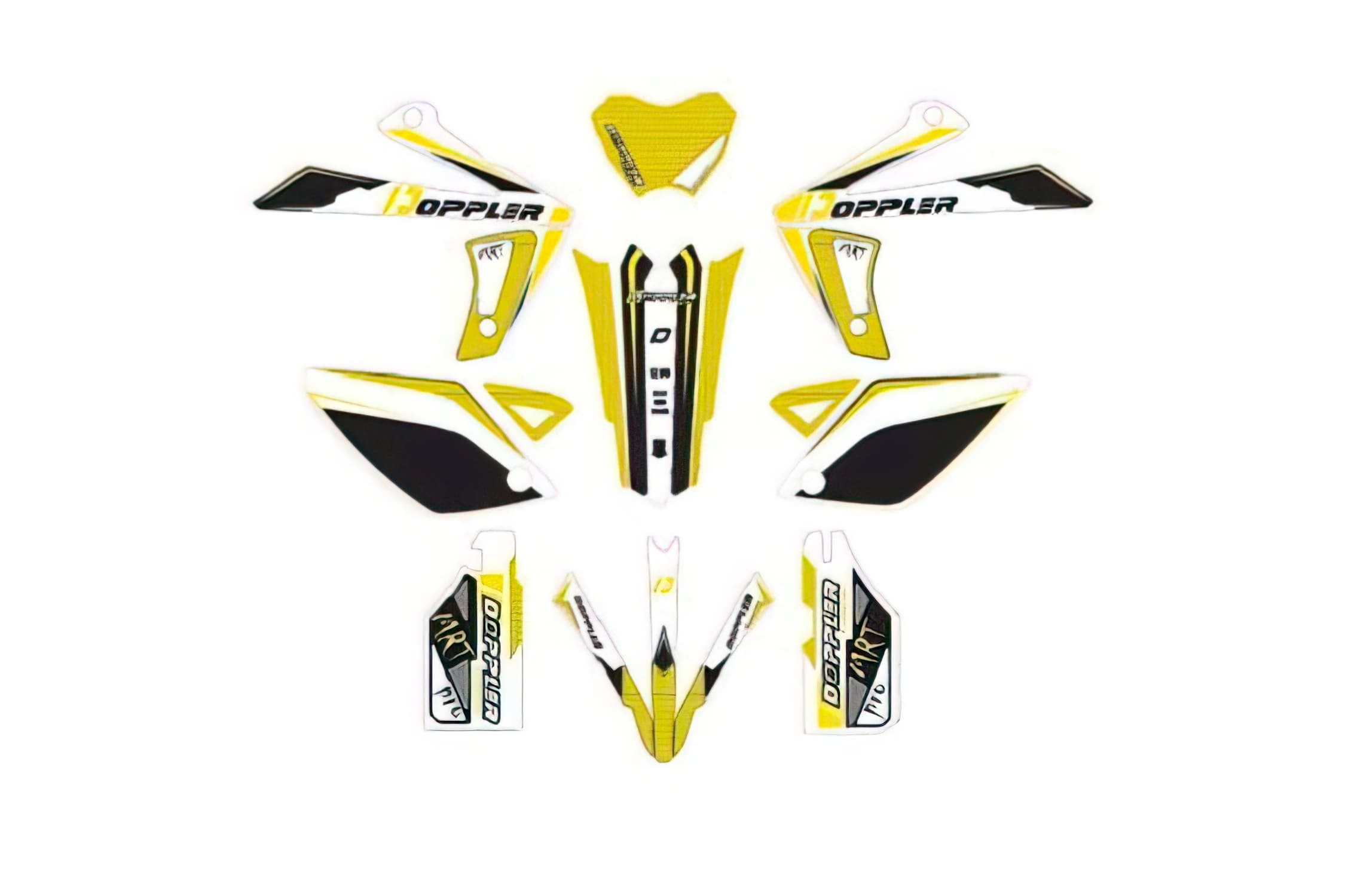 CGN501141 Rieju MRT Yellow Doppler Fairing Deco Kit